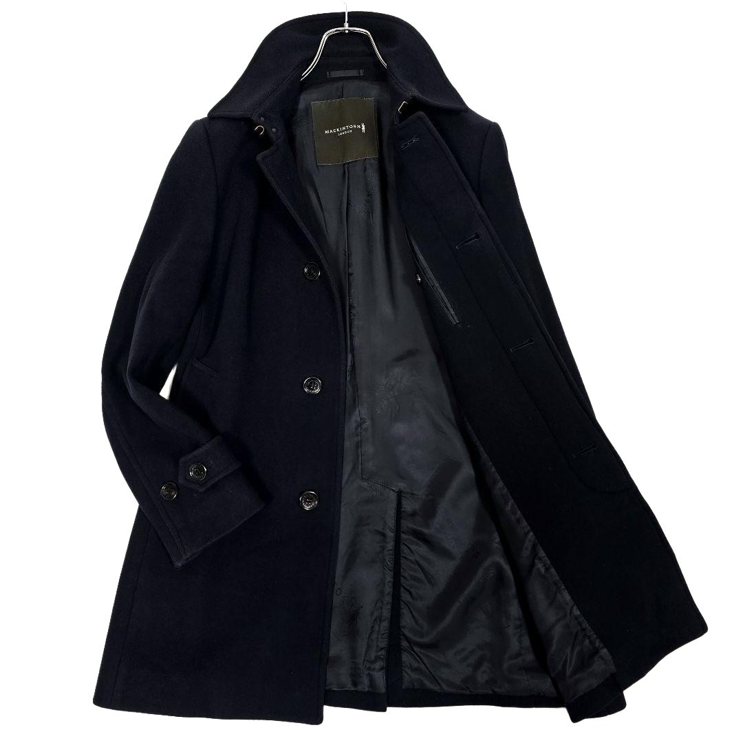 Mackintosh London Dunkeld Wool Coat Navy Size M Japan