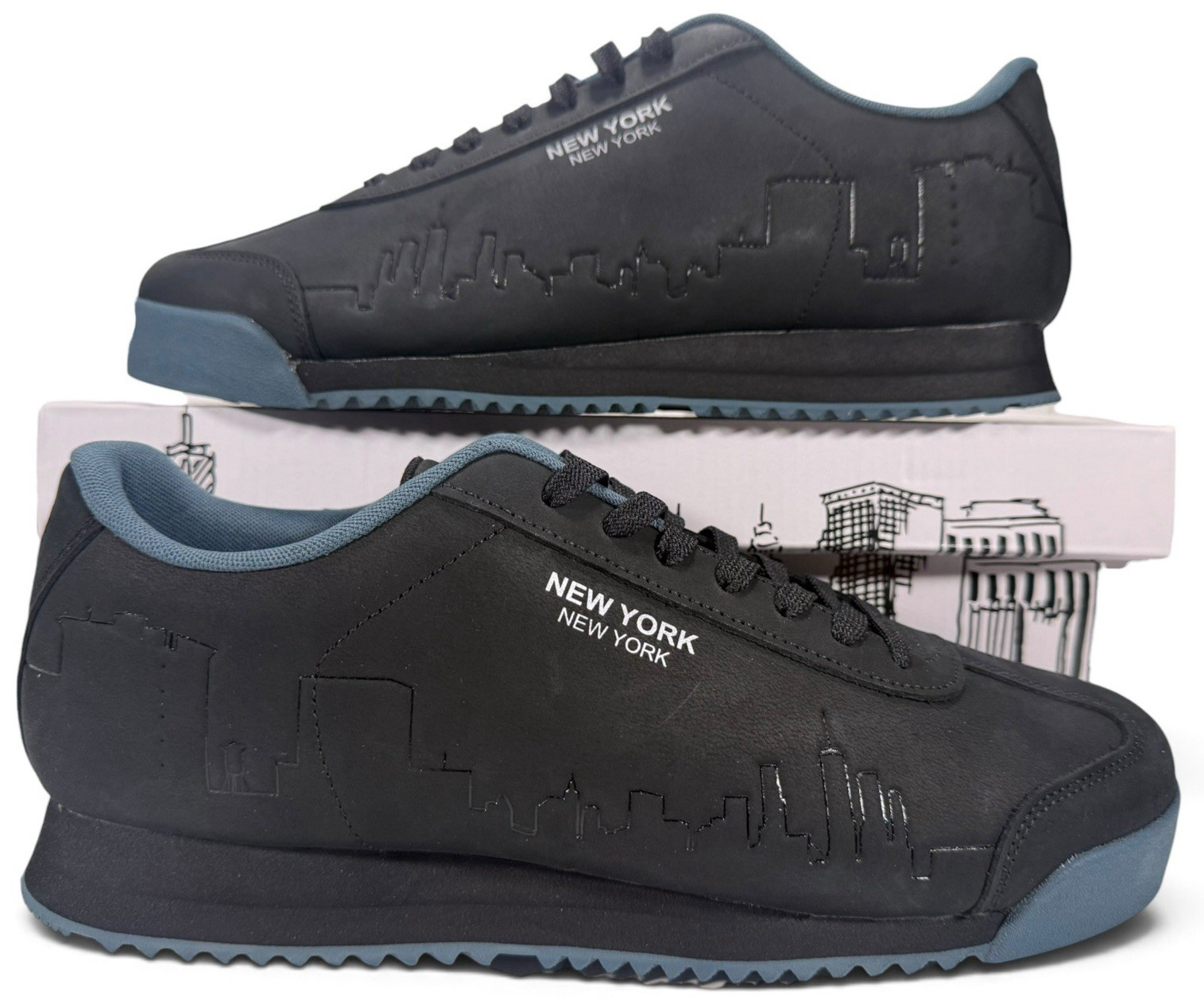 PUMA Roma Skyline Flagship New York City NYC BLACK 400841 Men\'s Shoe Size 8.5