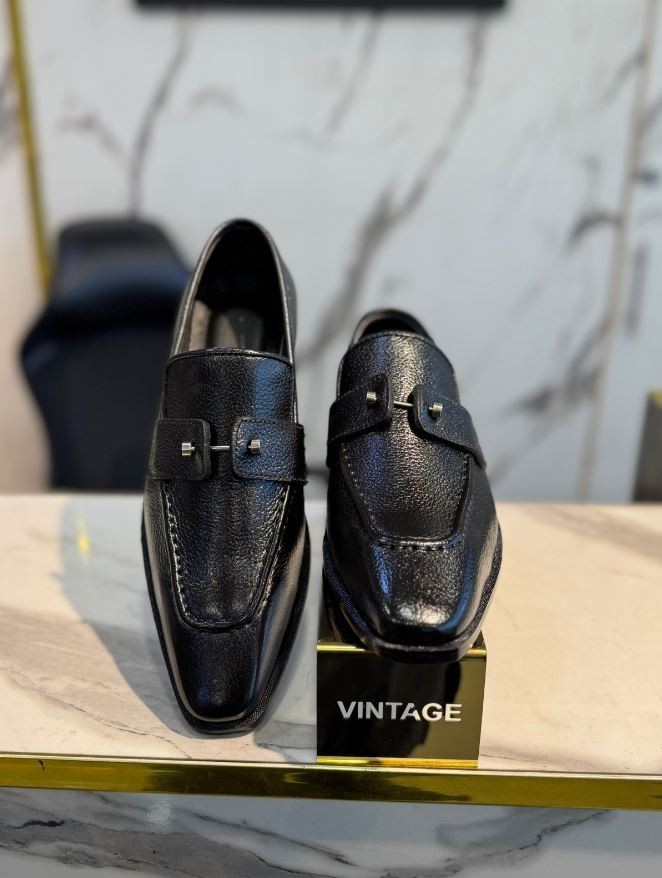 Italian Mild Leather Loafers – Handmade Genuine Leather Dress Shoes