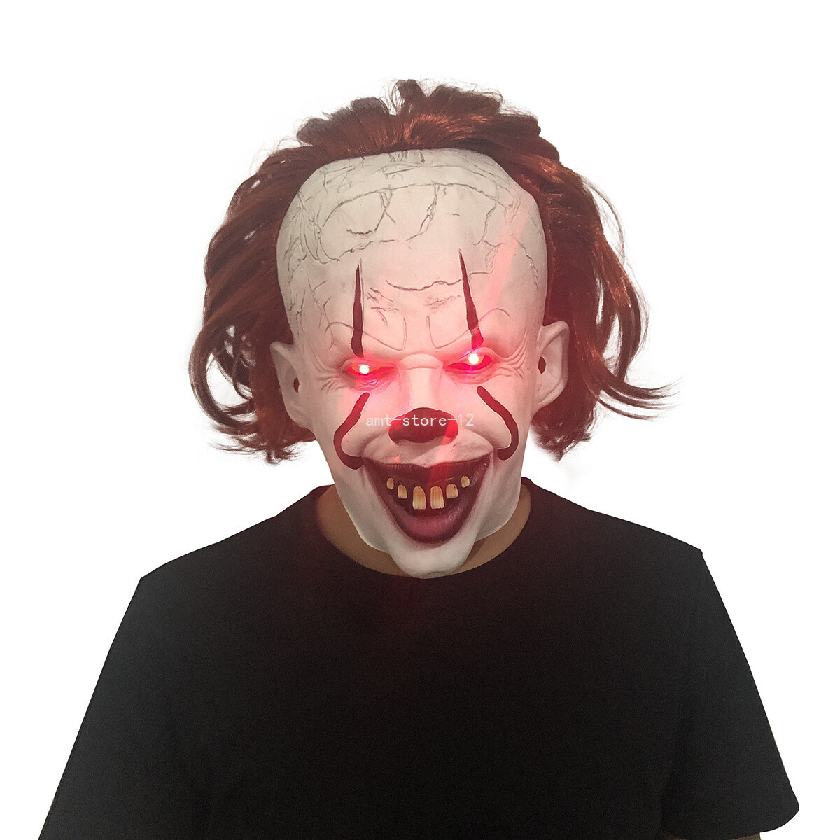 Stephen King's It Chapter Two Pennywise Mask Scary Joker Mask Halloween Cosplay
