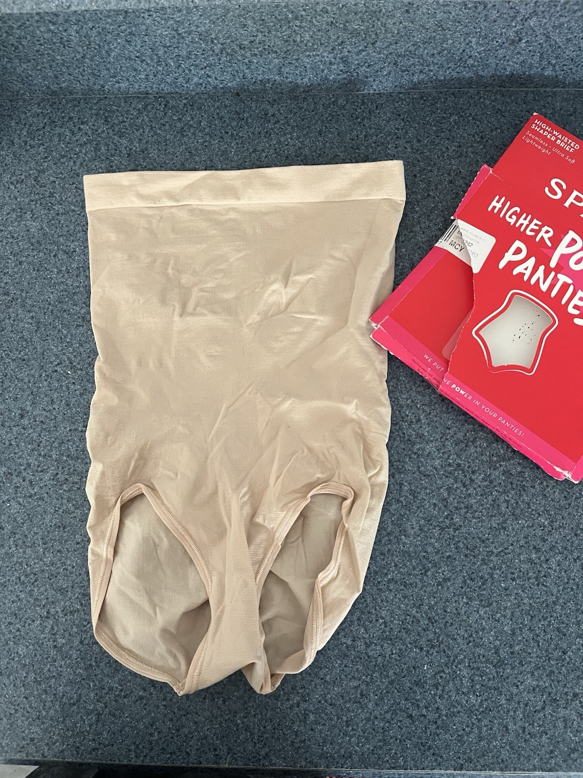 Spanx Higher Power Panties High Waisted Shaper Brief Ultra Soft Lightweight M