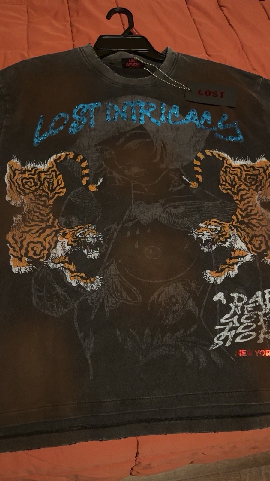 *LOST INTRICACY*   Twin Tiger’s Long Sleeve Tee — Men’s Medium — $249 RETAIL