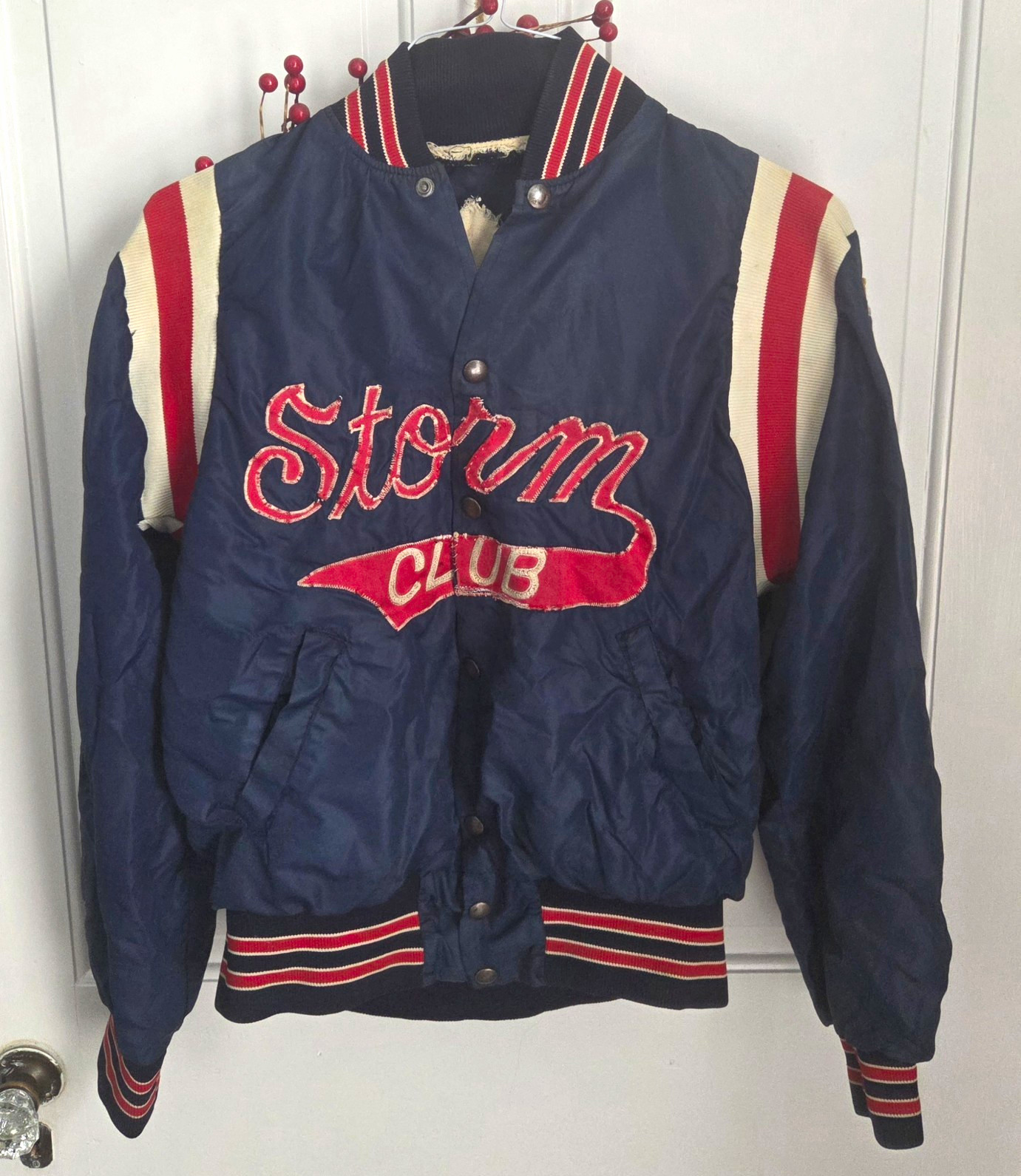 Vintage 1970s Cincinnati Strom Club Nylon Jacket