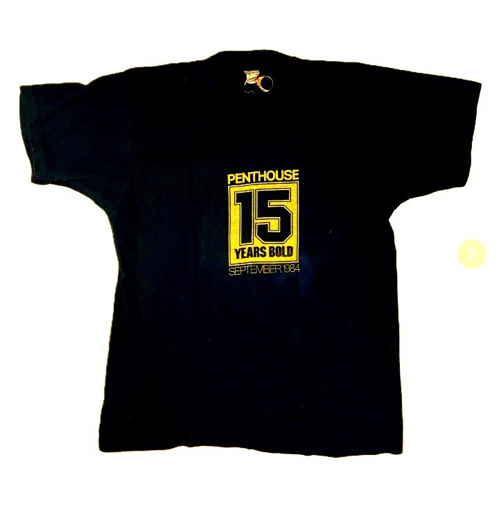 Vintage Penthouse Magazine Shirt Single Stitch Grail 1984 Mens Medium T-Shirt