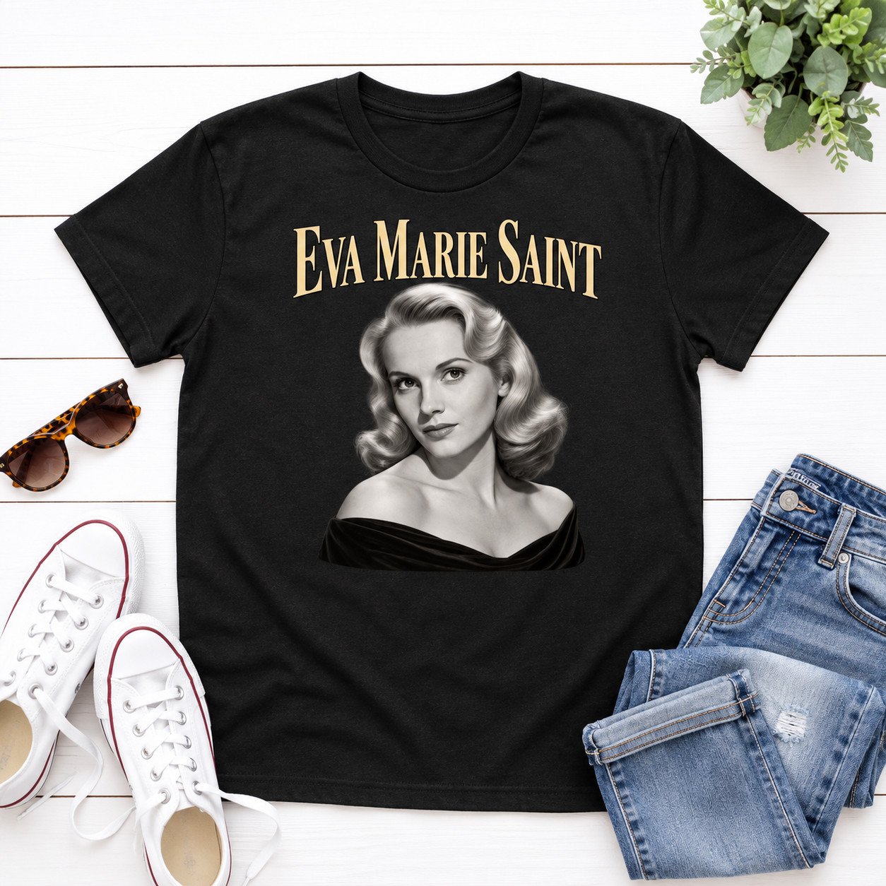 Eva Marie Saint Tribute Shirt Classic Hollywood Top Unisex Graphic