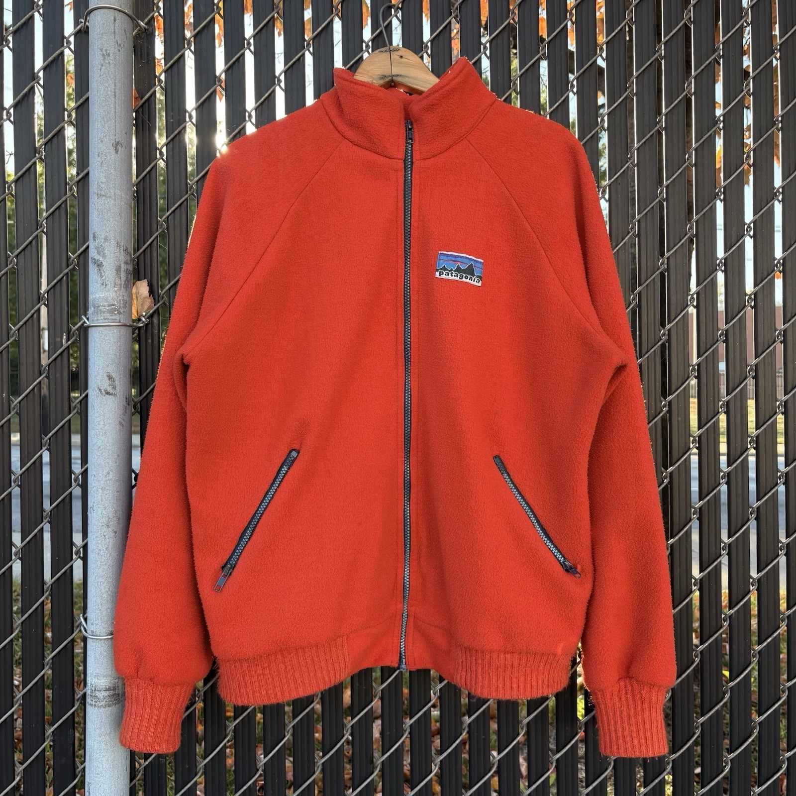 Early 80s Vintage Mens Patagonia Full Zip Fle Fleece Jacket size L