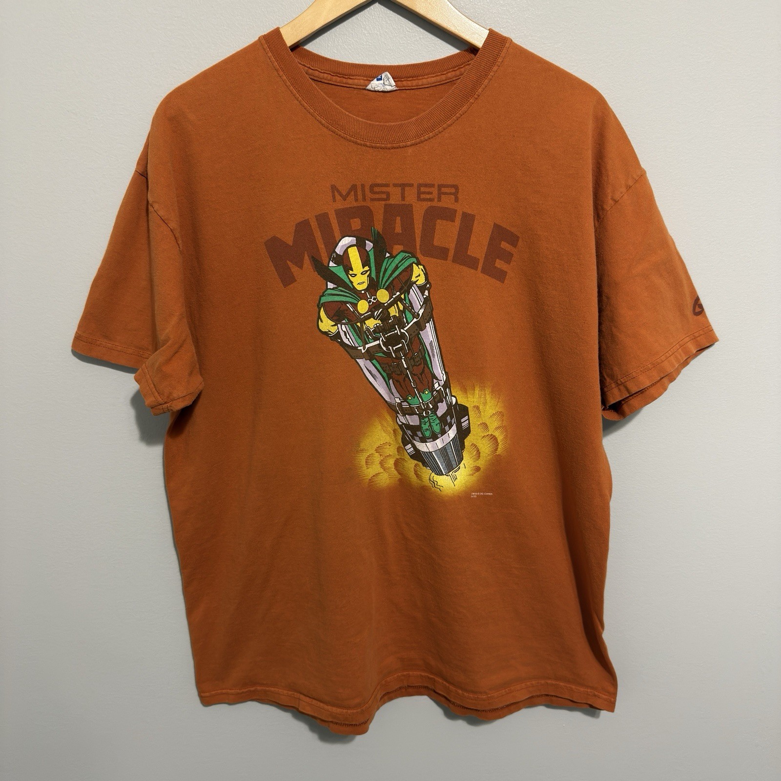 Mister Miracle Jack Kirby DC Comics Fourth World Graphitti Shirt XL
