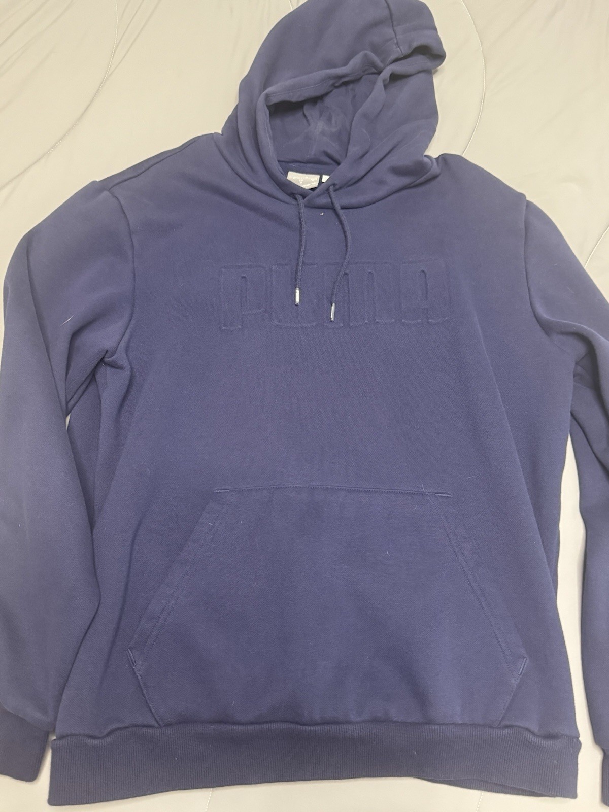 Puma Navy Blue Hoodie size Mens medium