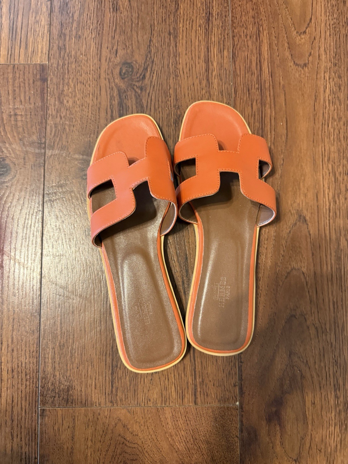 Hermes oran sandals 7.5 and Box
