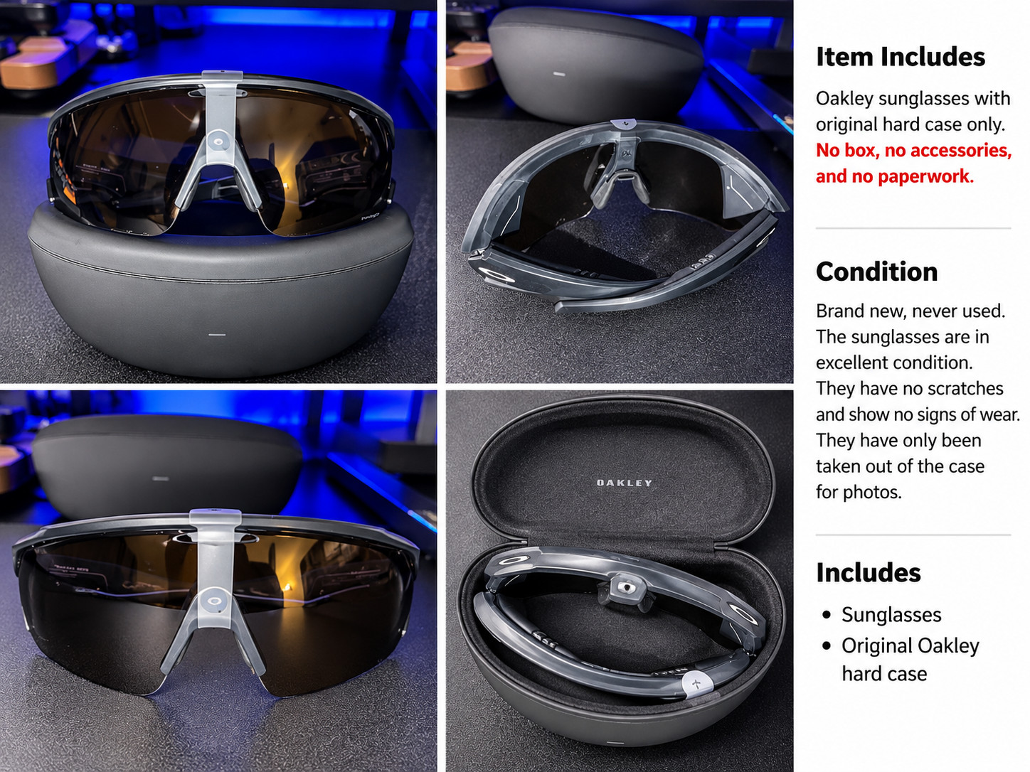 New Oakley META Vanguard Black frame / Prizm Black Lens 