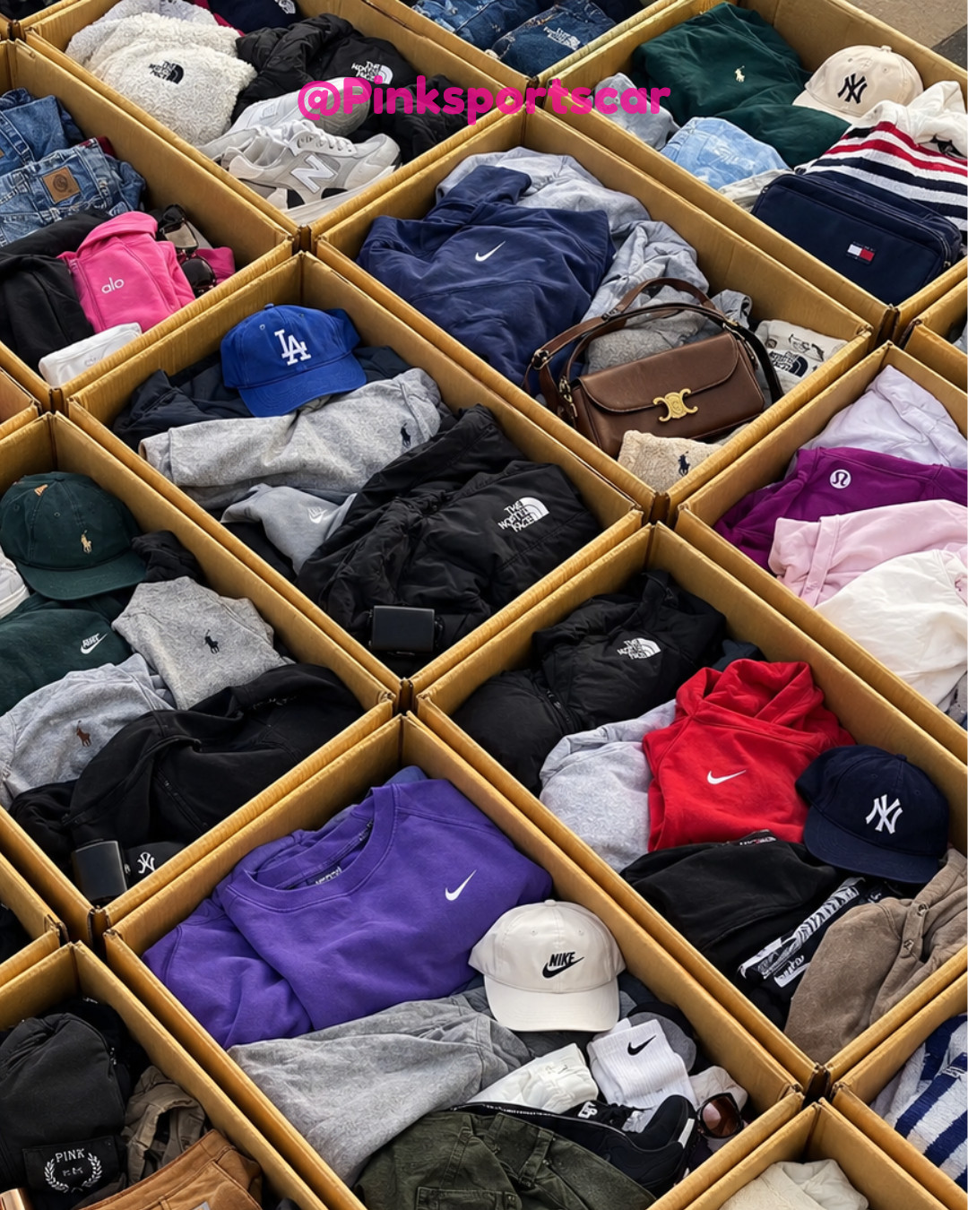 Wholesale Lot 100 Pc Bulk High End Designer Mixed Clothing Shoe Accessory Pallet
