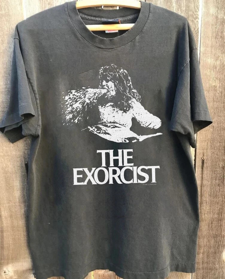 The Exorcist Shirt, The Exorcist Movie Charcoal T-shirt Unisex S-5XL