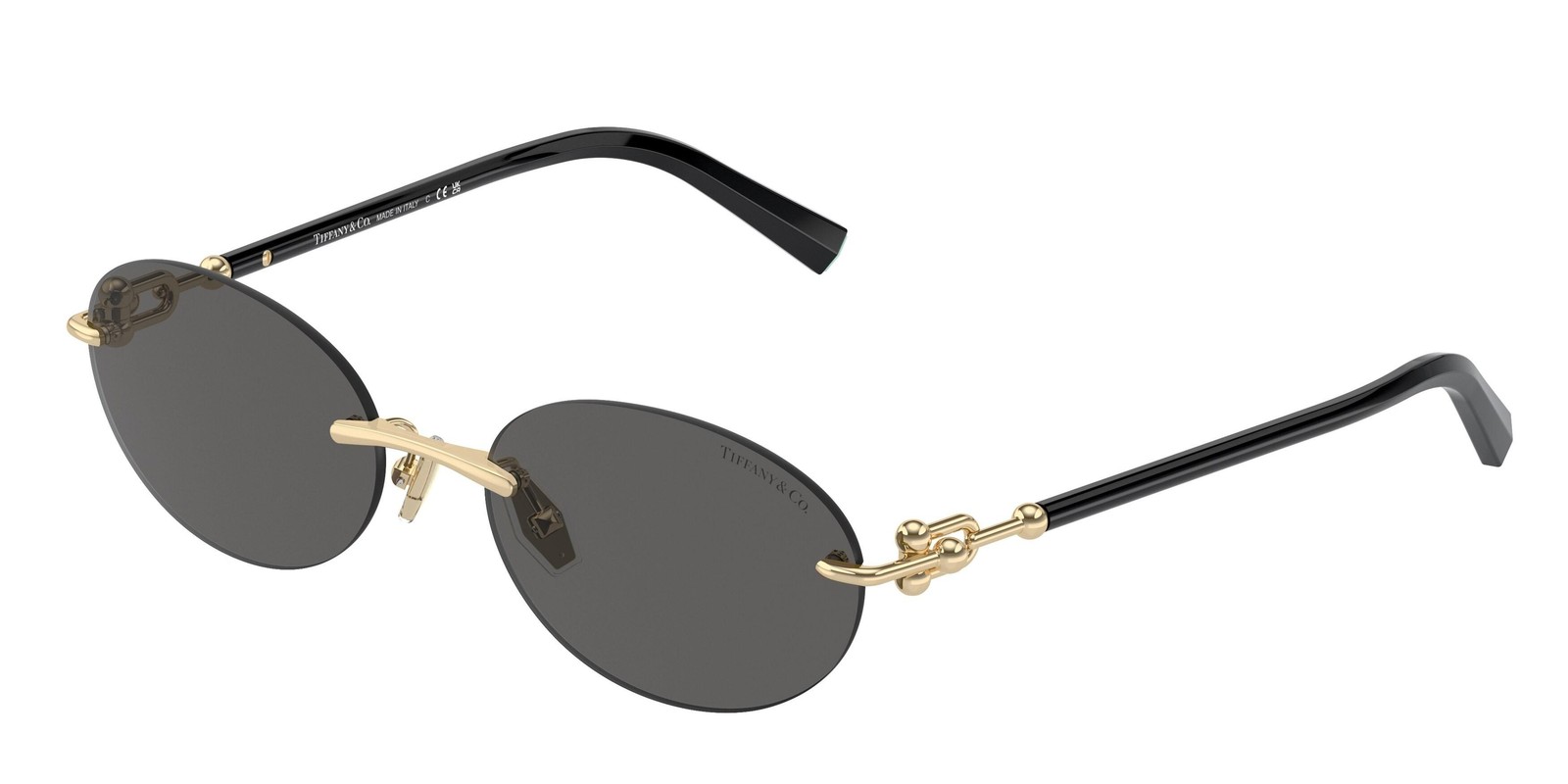 NEW Tiffany 3104D Sunglasses 6216S4 Gold 100% AUTHENTIC