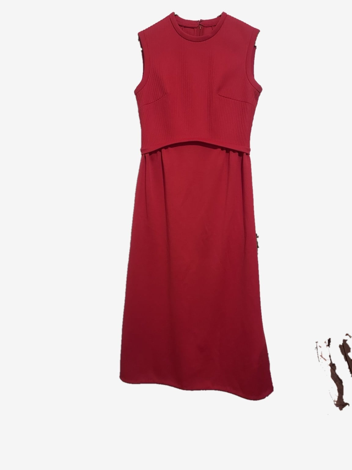 Vintage 60s 70s Hot Pink Empire Waist Maxi Dress S/M Andrea Gayle ...,