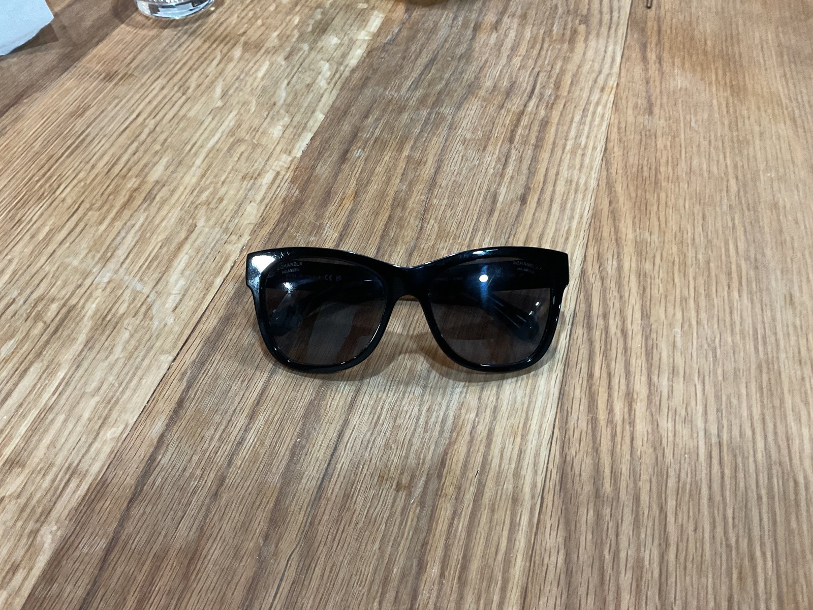 CHANEL C501S8 Women\'s Square Sunglasses - Black (CH5380C501S85617)