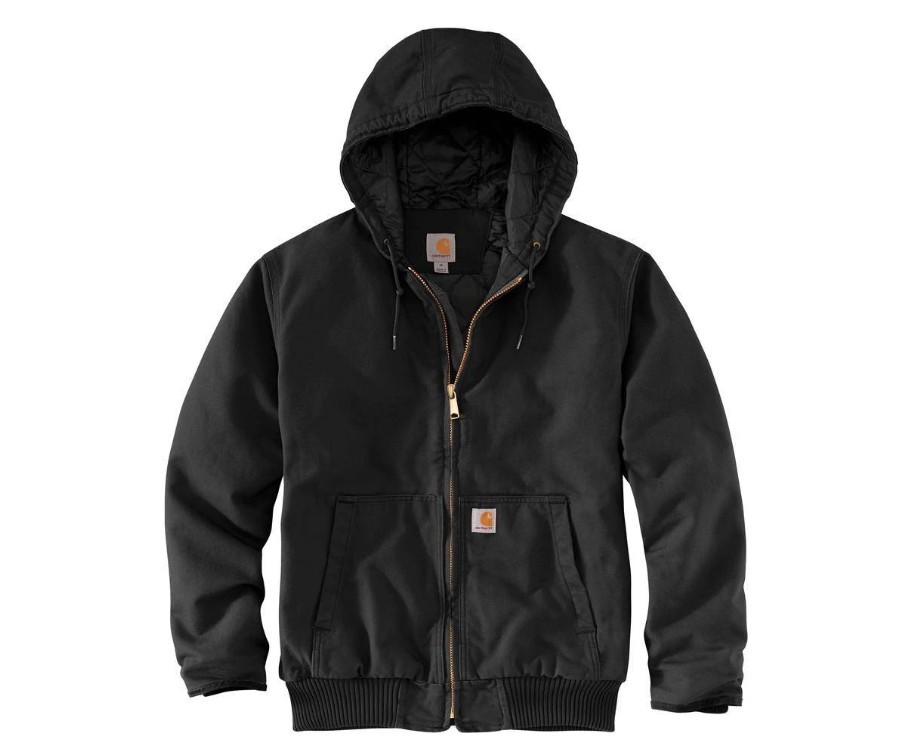 Carhartt Duck Active Jac Insulated Loose Fit Black J130 3 Warmest Rating