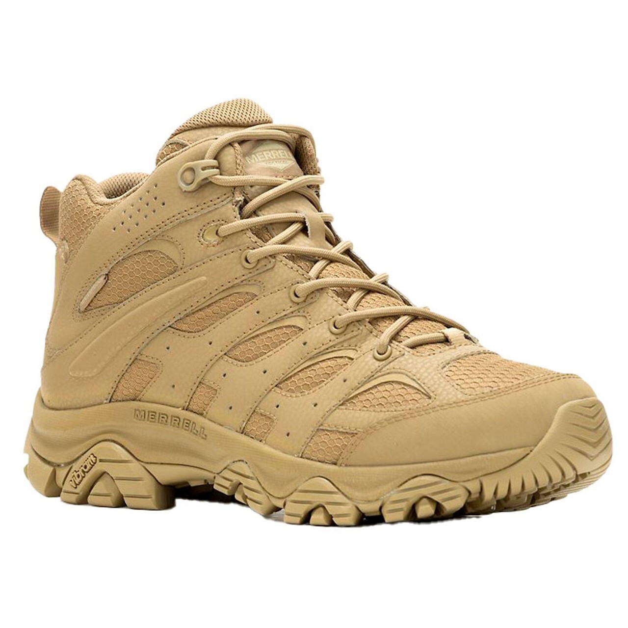 Merrell Men's Moab 3 Mid Tactical Waterproof Coyote Boot