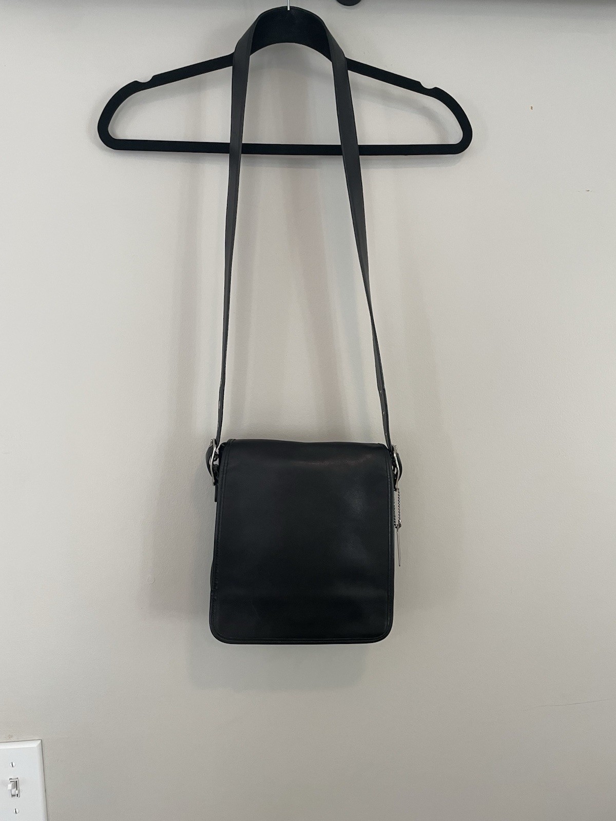 COACH Vintage Crossbody Black Leather