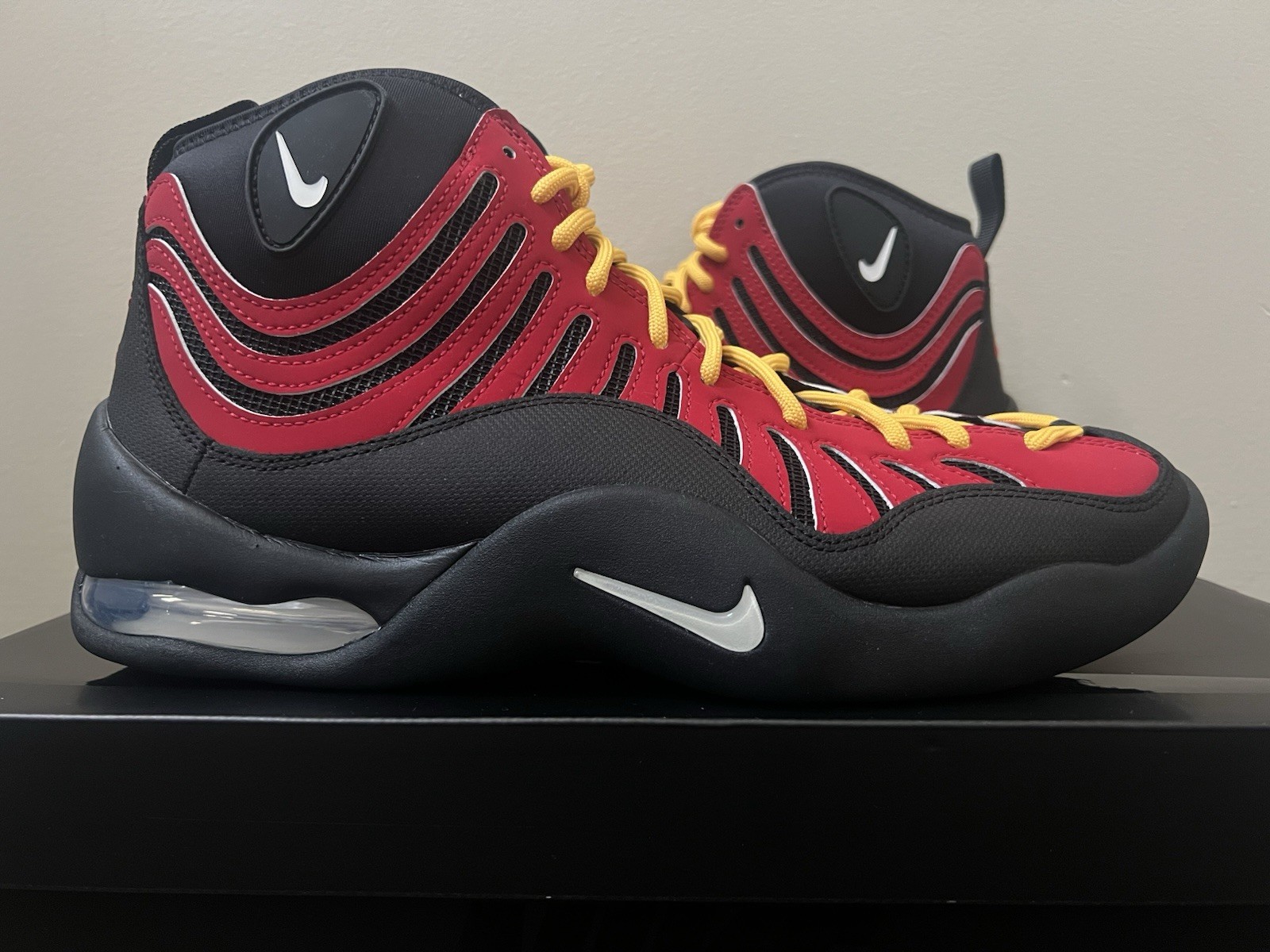 2026 Nike Air Bakin High Varsity Red White Black IQ5365-600