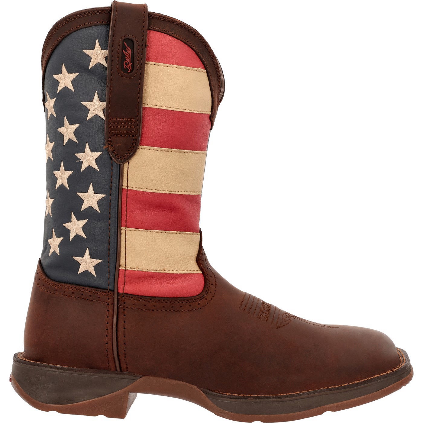 Rebel Patriotic Western Flag Pull-On Cowboy Boot by Durango DB5554