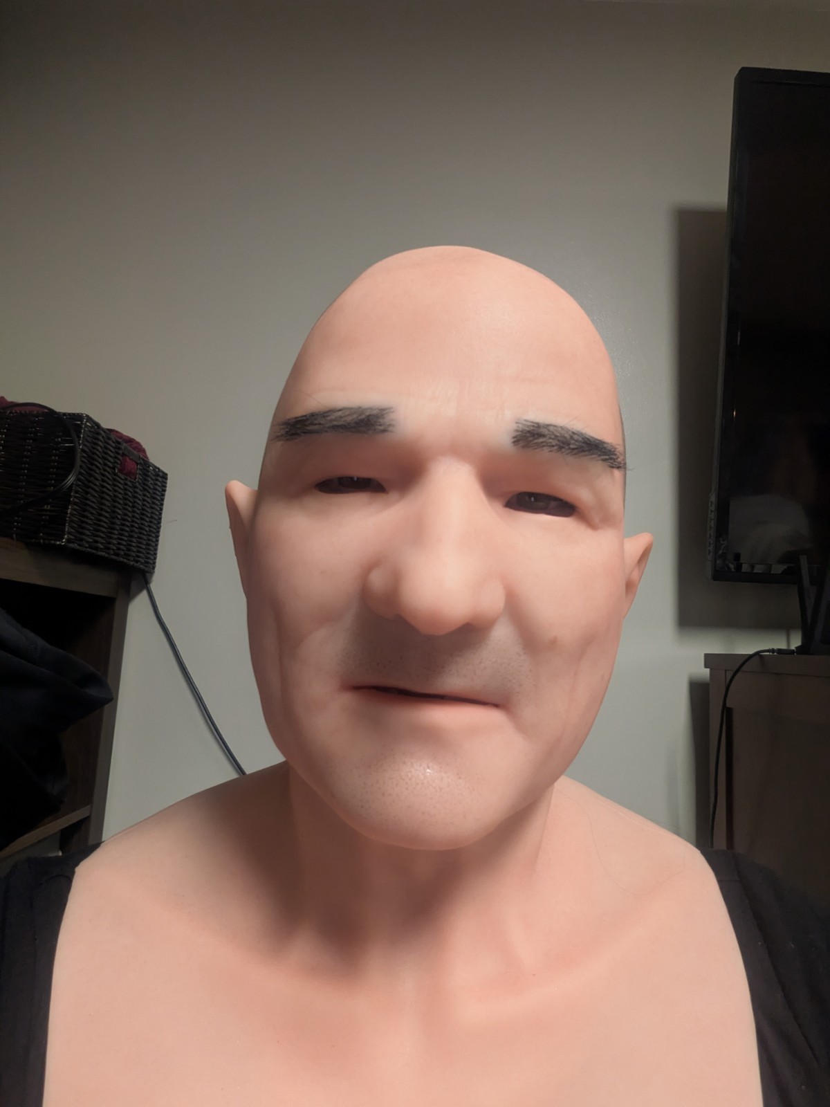 Realistic Male High Quality Silicone Full Head Mask  New