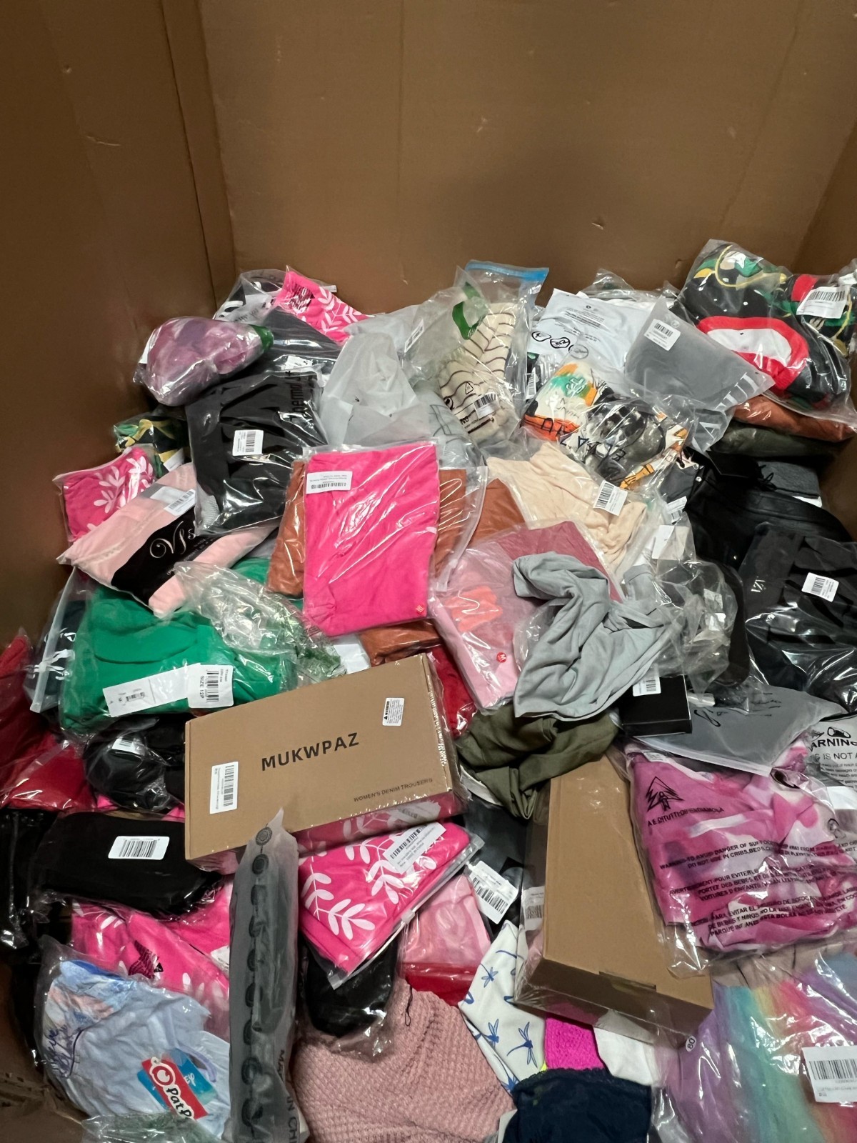 New 50 PC - Amazon Brand Wholesale Pallet Lots Clothing/Shoes/ Men/Women $2000+
