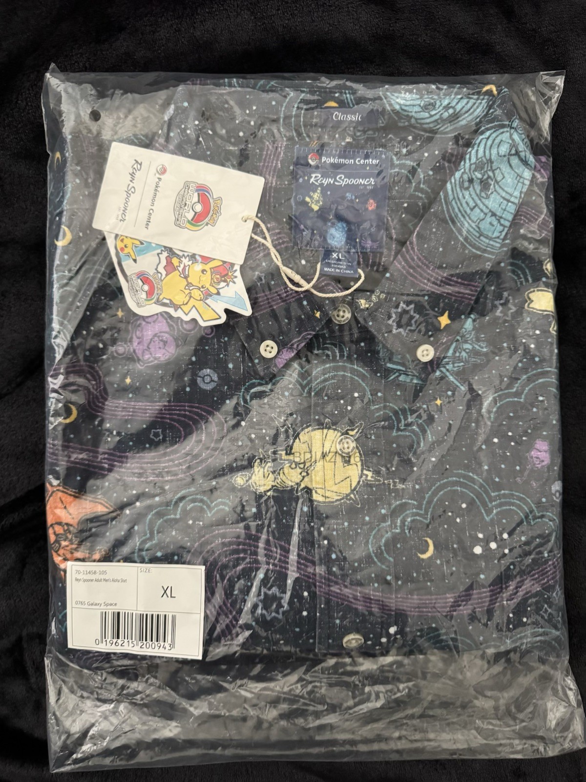 Pokemon XP Mens Reyn Spooner Shirt XL and Bag Combo