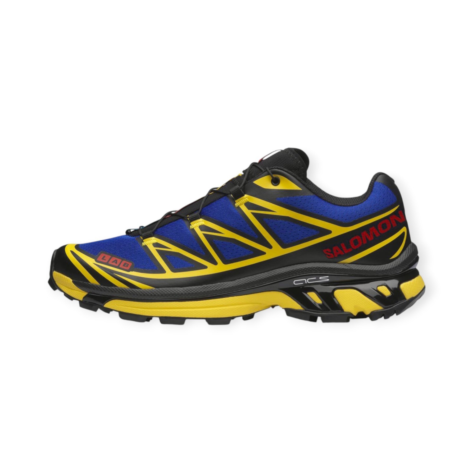 JJJJound x Salomon XT-6 Blue Lemon Yellow Trail Running Shoes L49130400