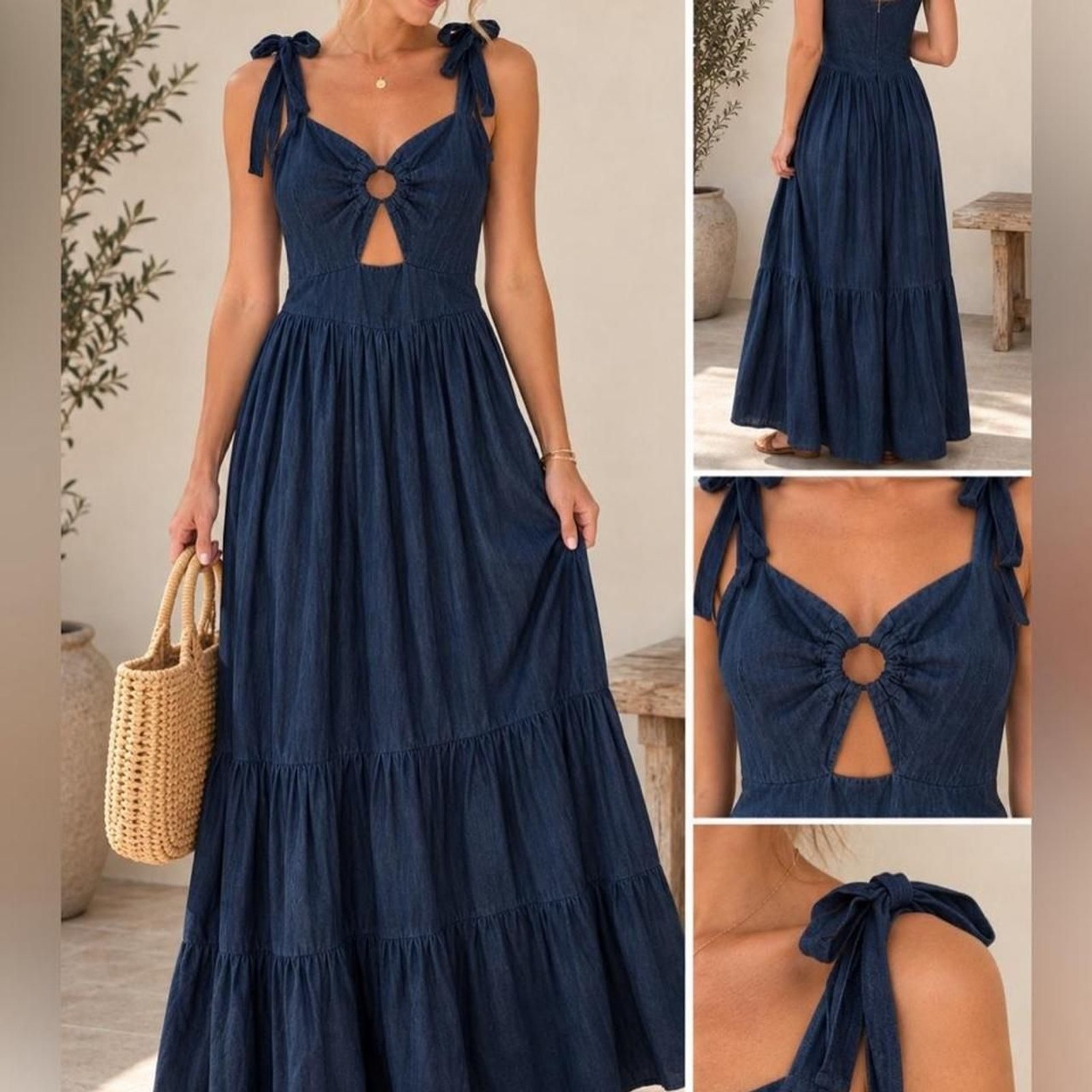 Women\'s Navy and Blue Summer-dresses