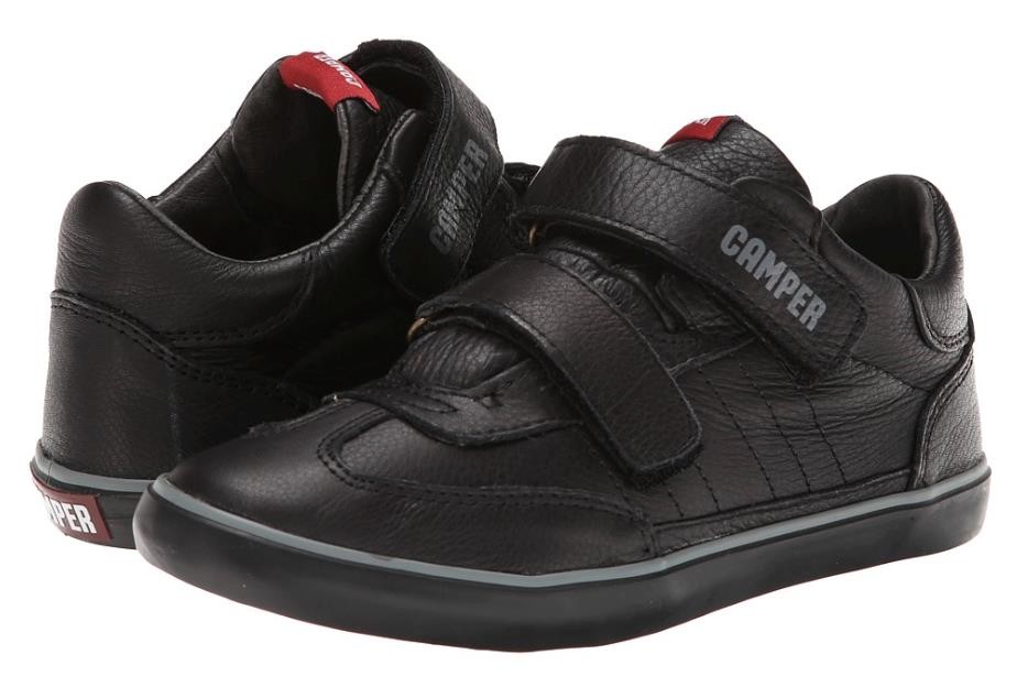 Camper Pursuit Kids Sneaker – Black, US Size 12/ EU Size 30 (90193-017)