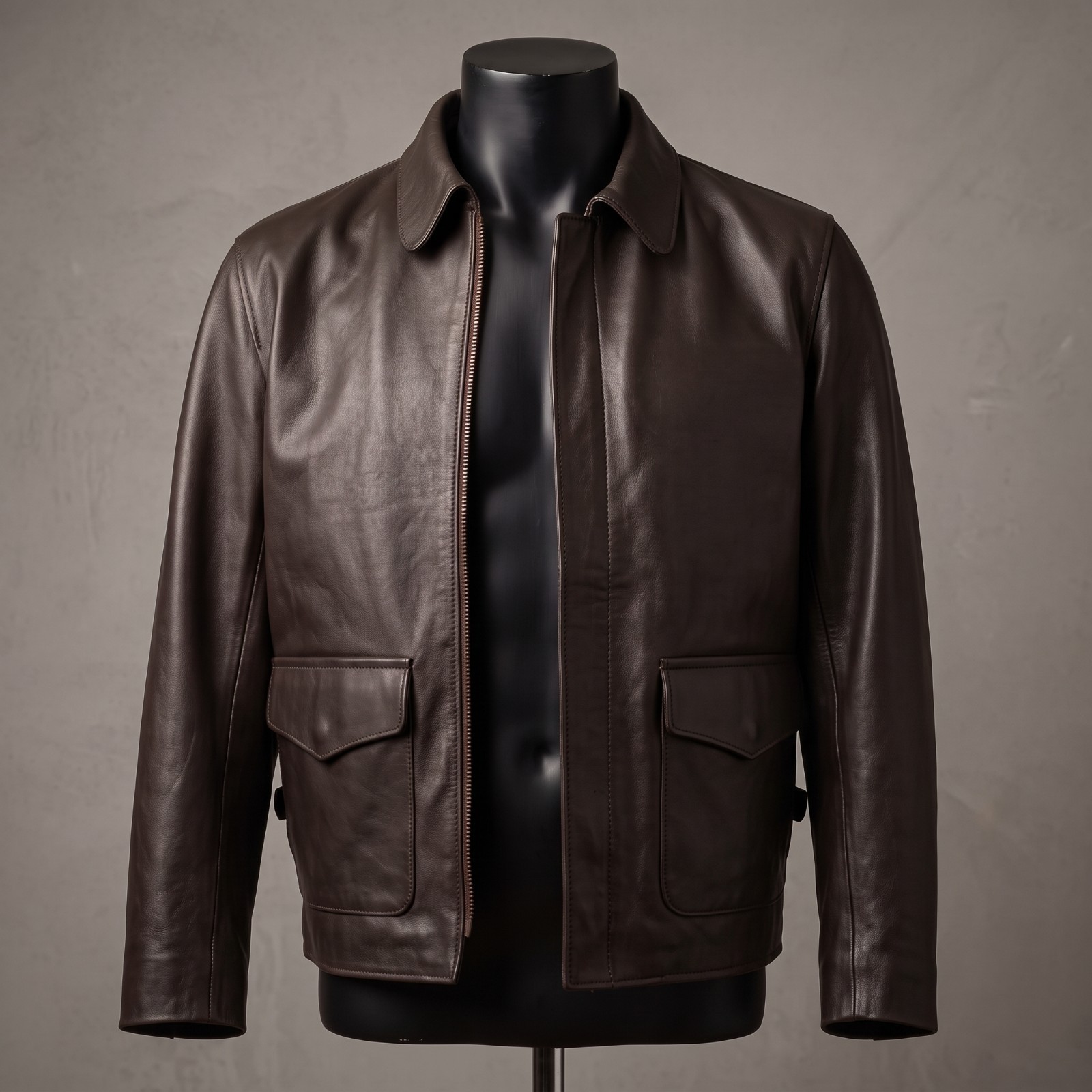 Men\'s Indiana Jones Inspired Brown Leather Jacket, Vintage Adventure Coat