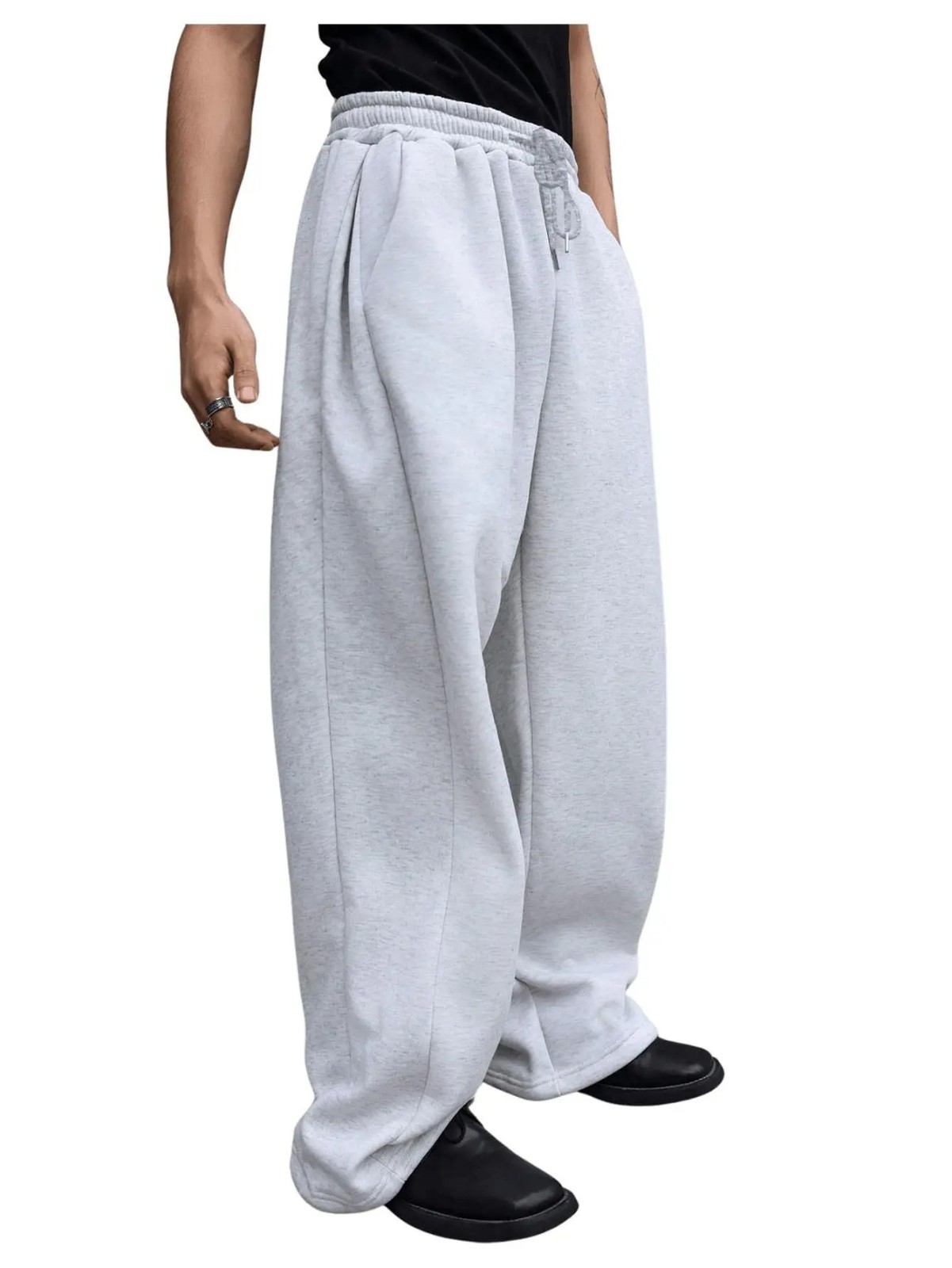  Men's Wide Leg Sweatpants, European and American Men's and Women's Sweatpants