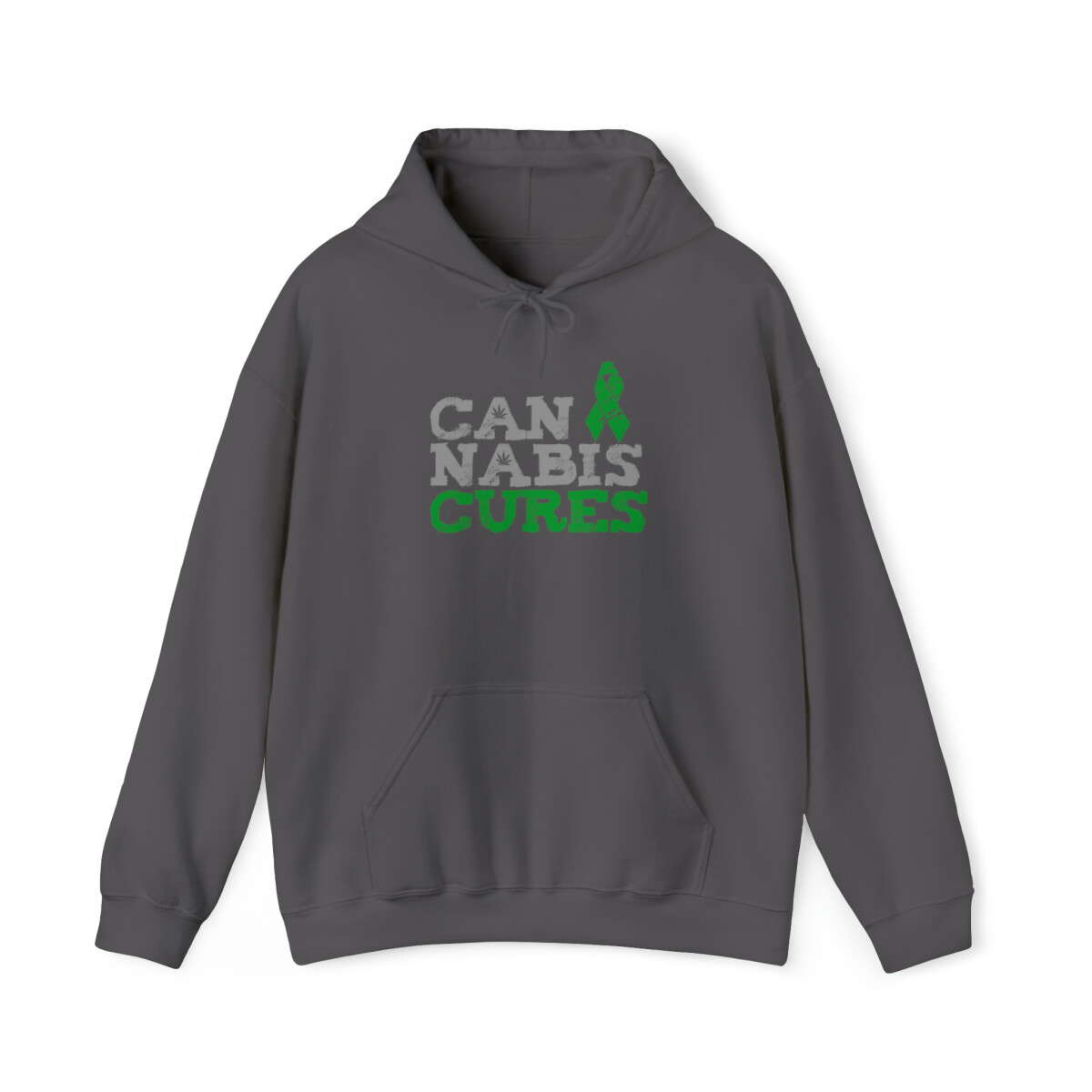 Cannabis Cures THC 420 CBD Unisex Heavy Blend™ Hooded Sweatshirt Hoodie