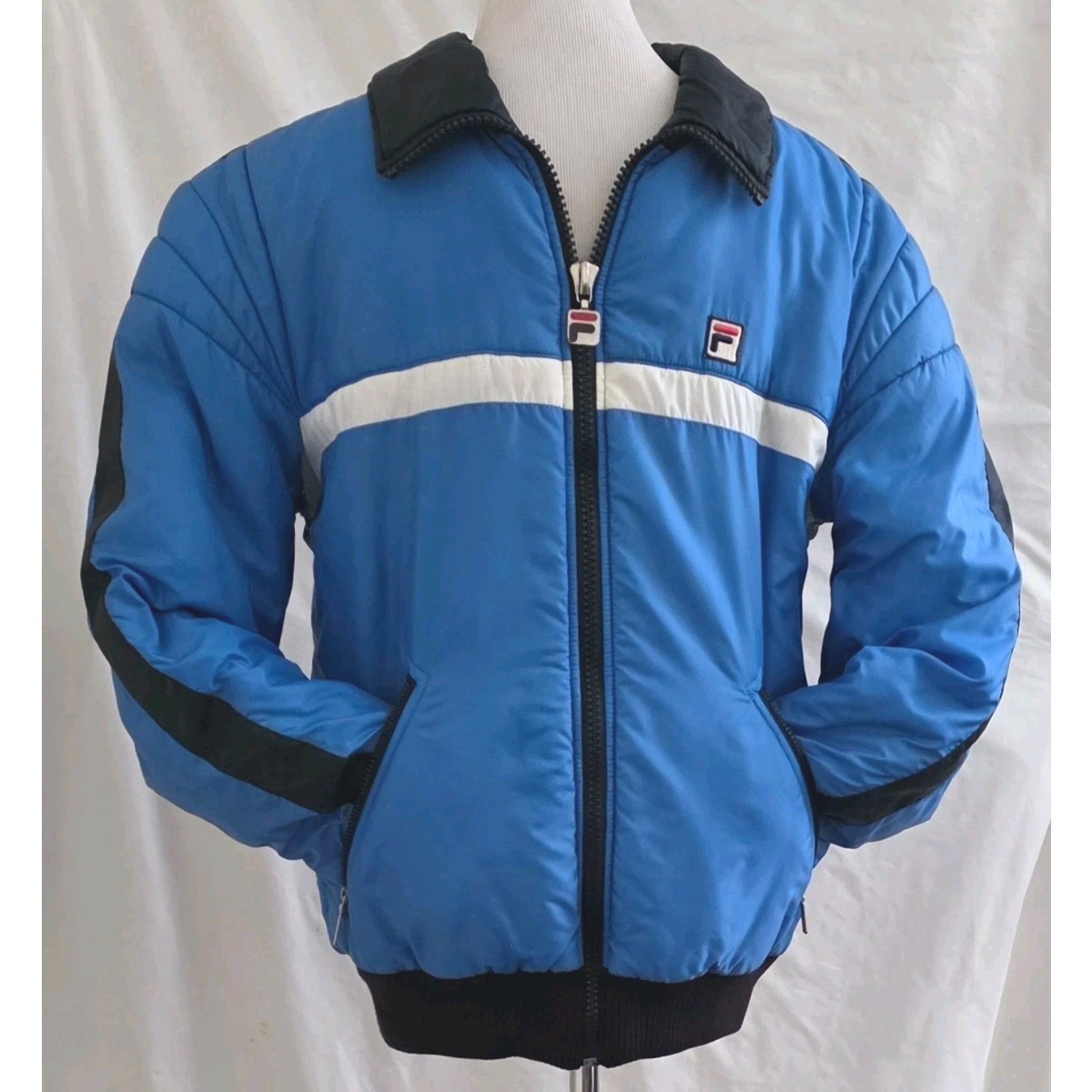 Rare Vintage Fila Italy Logo Jacket  Coat Puffer / Size *US 34