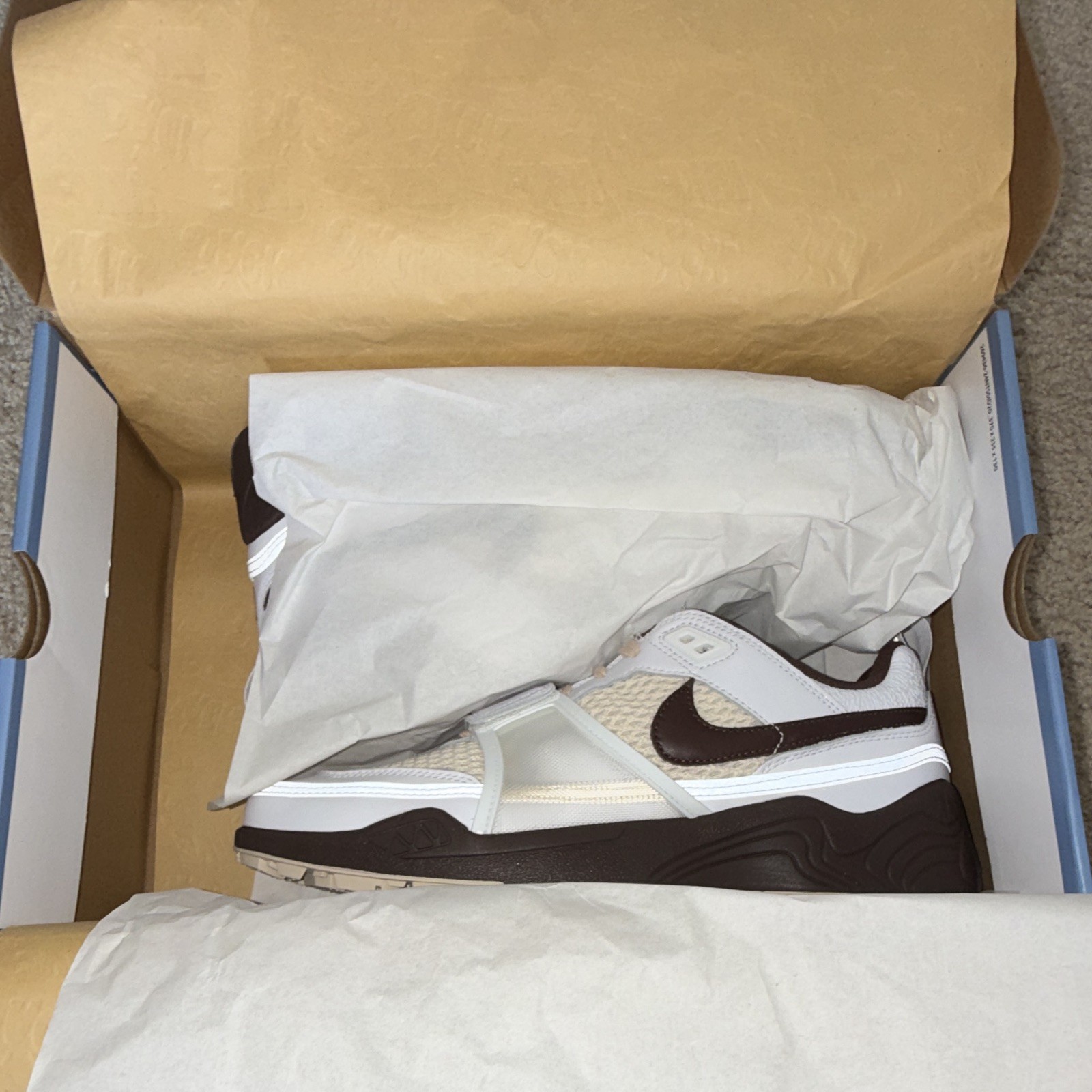 Nike Travis Scott Zoom Field Jaxx Light Chocolate Size 11M Brand New HQ3073-100