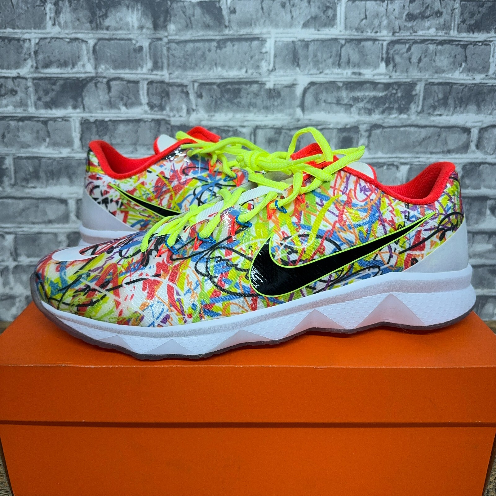 Nike CJ3 Trainer Thankful Graffiti Multicolor 725231-499 Mens Size 12 New Rare