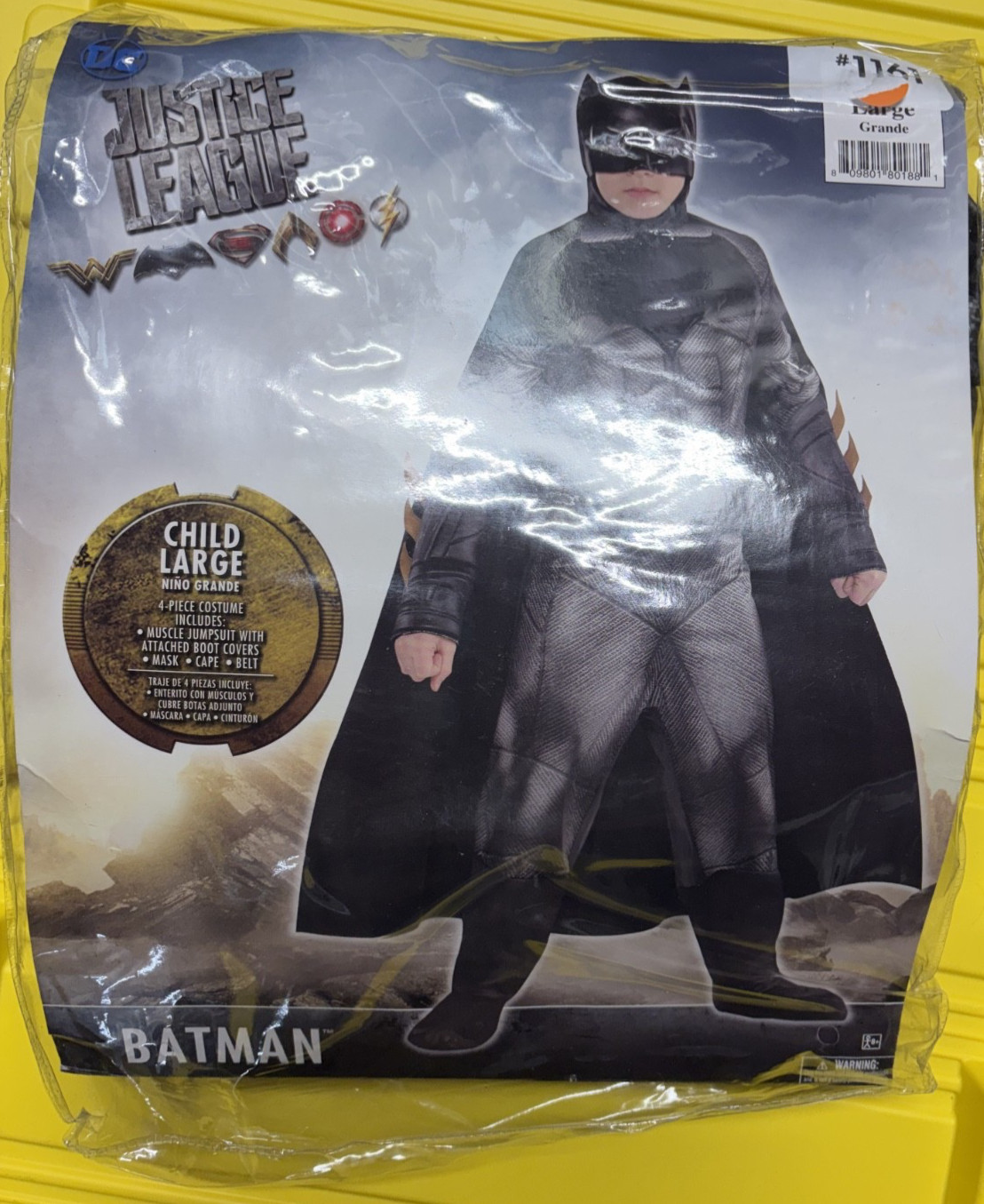 Batman costume child Large (12-14) NEW