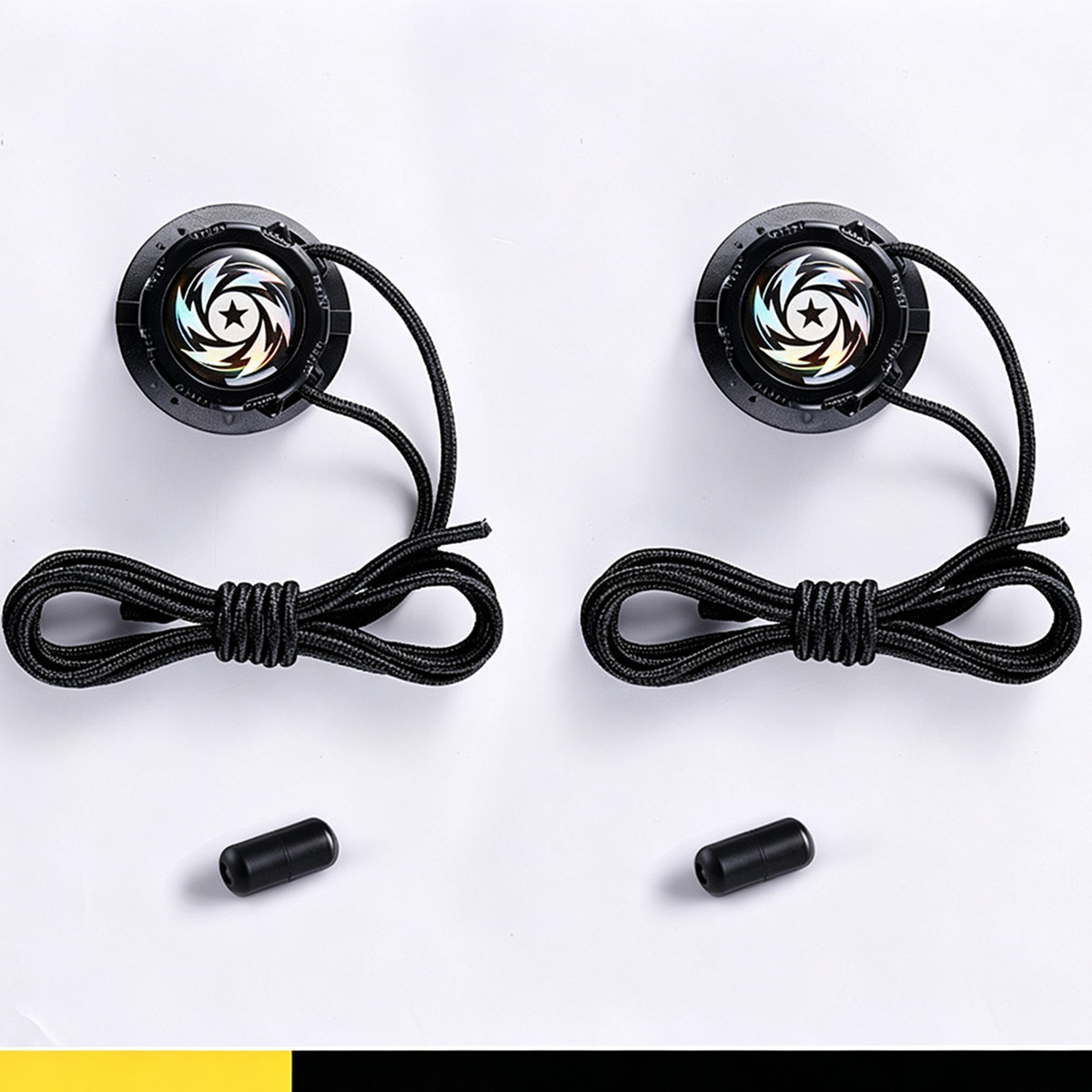 No Tie Elastic Shoelaces with Dial Lock Buckle Quick Adjust for Running Shoes US