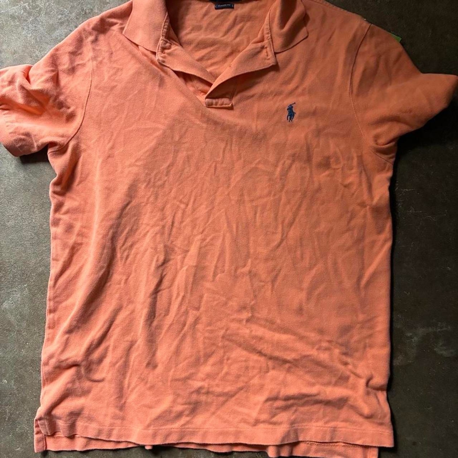 Polo-ralph-lauren Men\'s Orange and Pink Polo-shirts