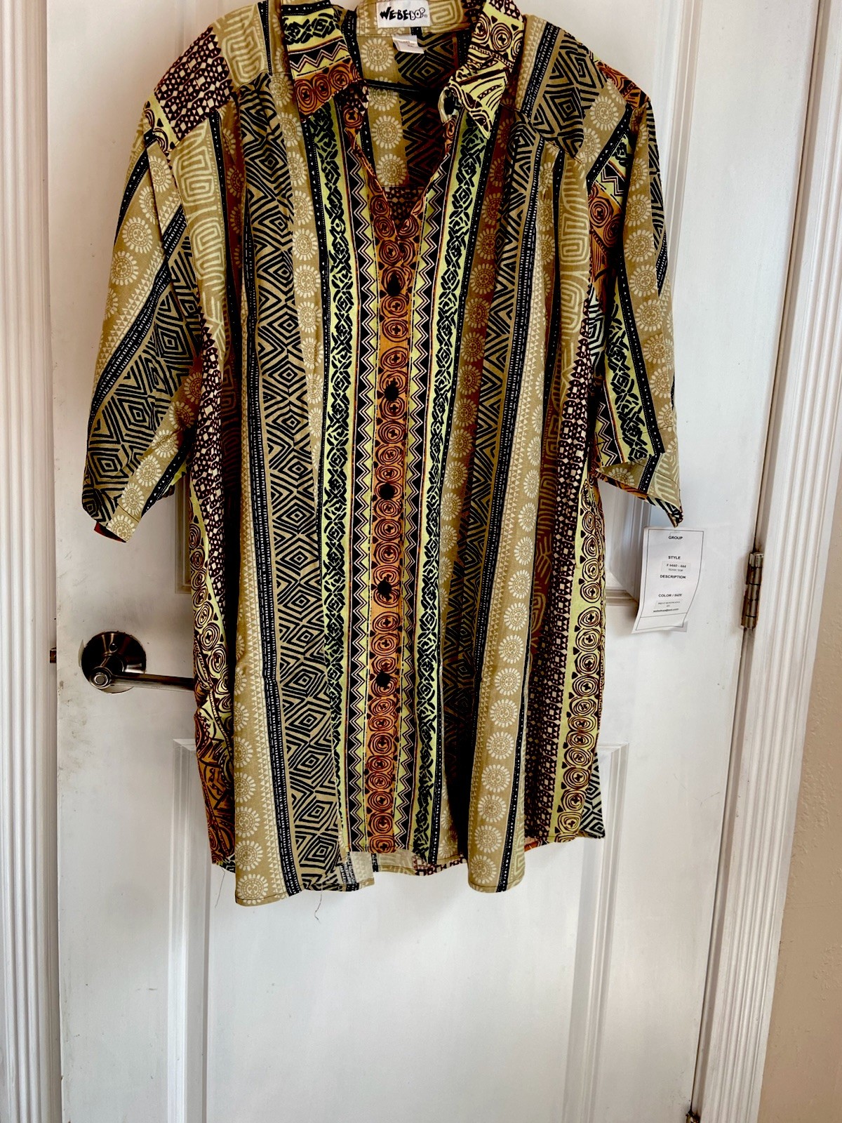 we be bop women’s Plus Size 4x Button up top tunic New 