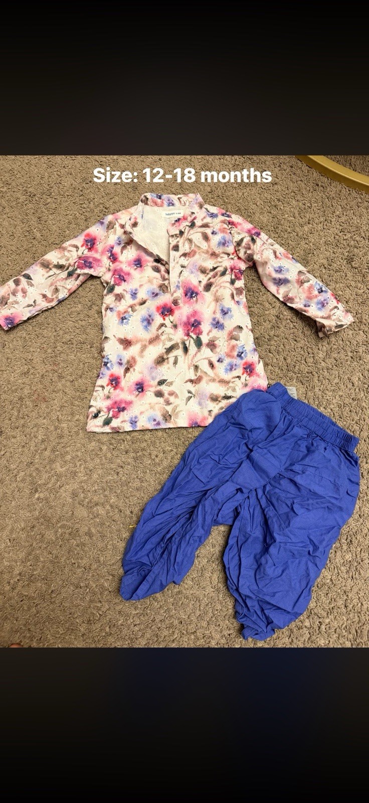 Mix Unisex Baby Mixed Clothing Lot 12-18M Cotton Space Theme Multicolor