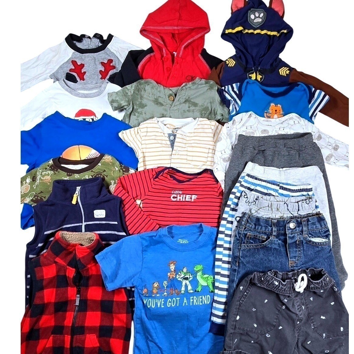 EUC Huge Lot Baby Boy Bundle ALLSEASON Clothing 20Pc Sz 12-18Months