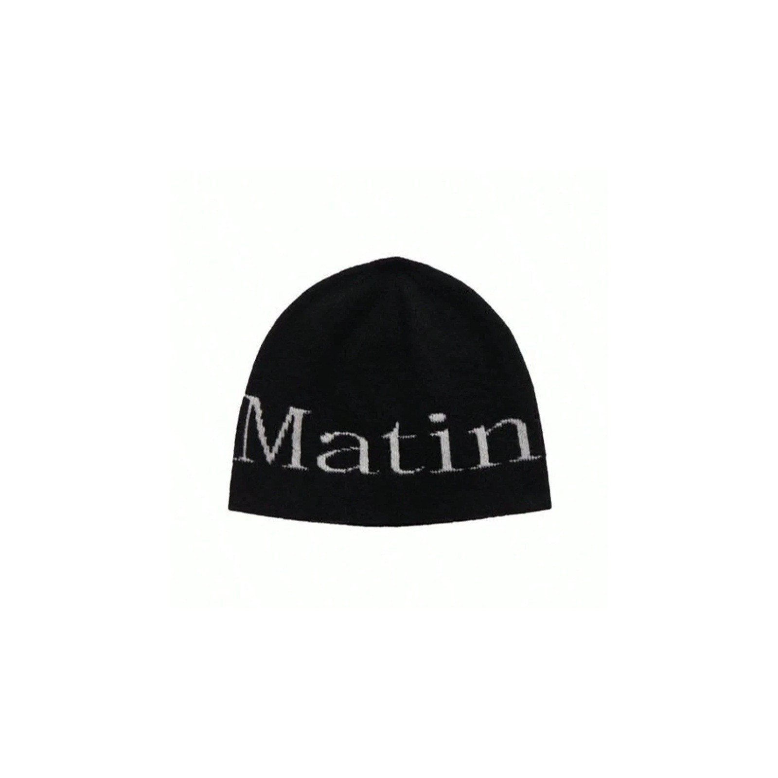 MATIN KIM M K Hairy Knit Beanie Unisex Cozy Slouchy Winter Headwear