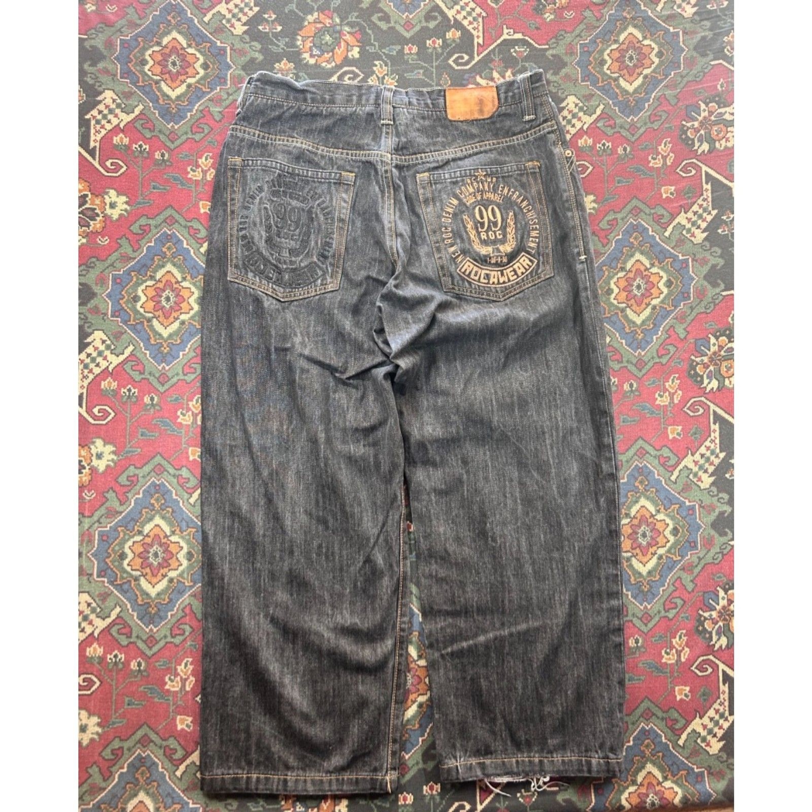 Vintage Rocawear Altered Throwback 90s Y2K 2000s Big Baggy Jeans