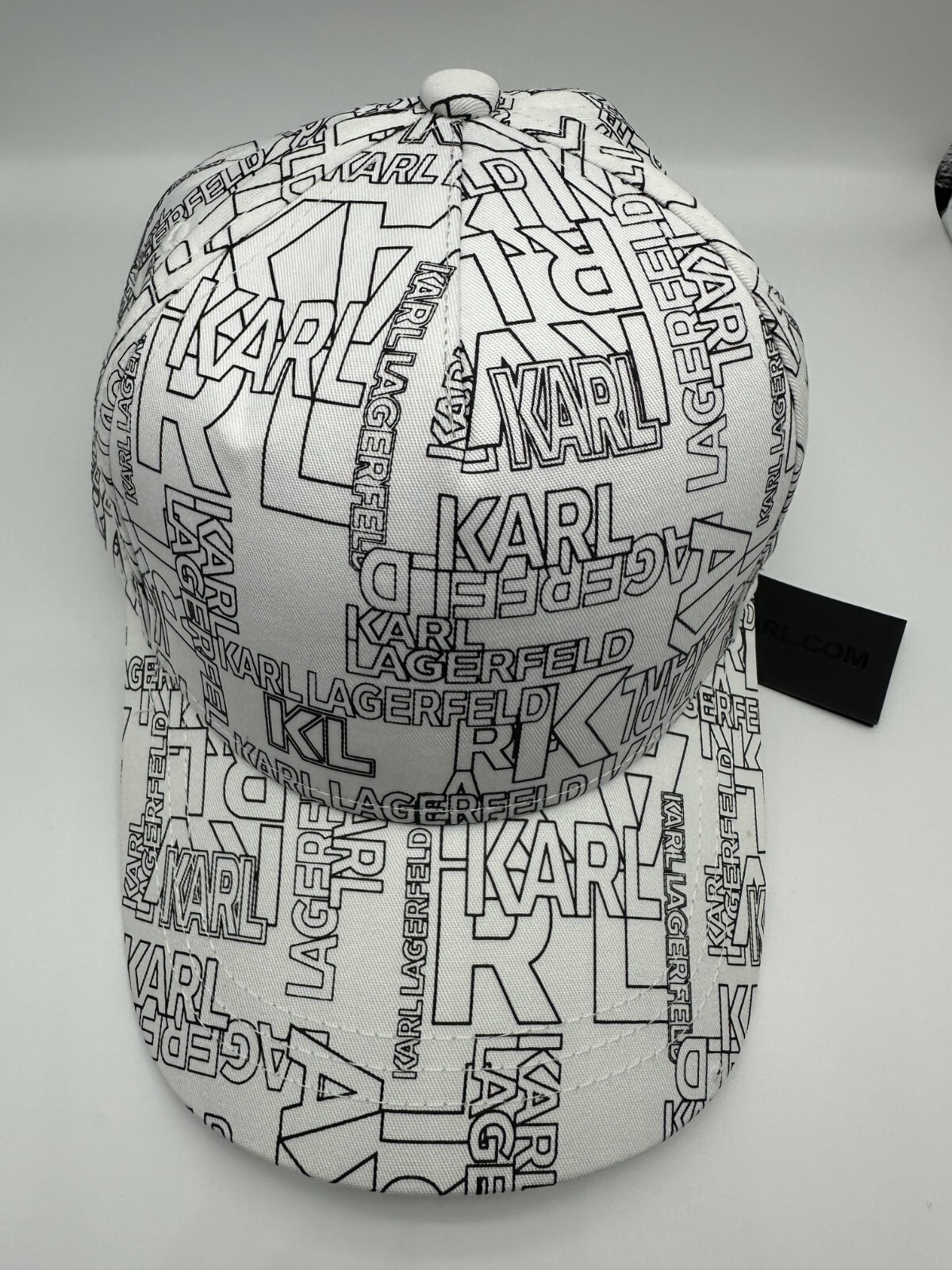 Karl Lagerfeld Unisex Adjustable Baseball Cap One Size, Iconic Logo, Stylish Fit