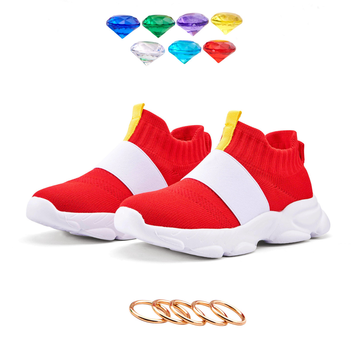 Sonic Shoes For Boys kids Girls Sneakers Fan Cosplay Gift Shoes For Christmas