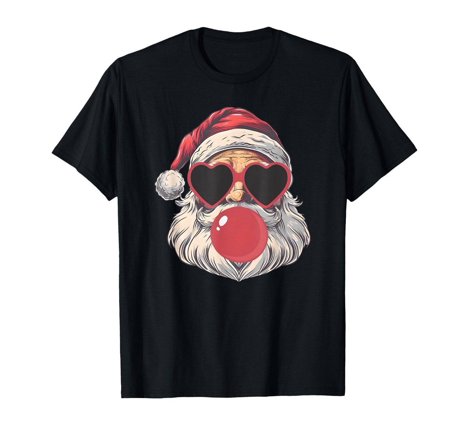 Cool Santa Claus Bubble Gum Christmas Coquette Aesthetic T-Shirt