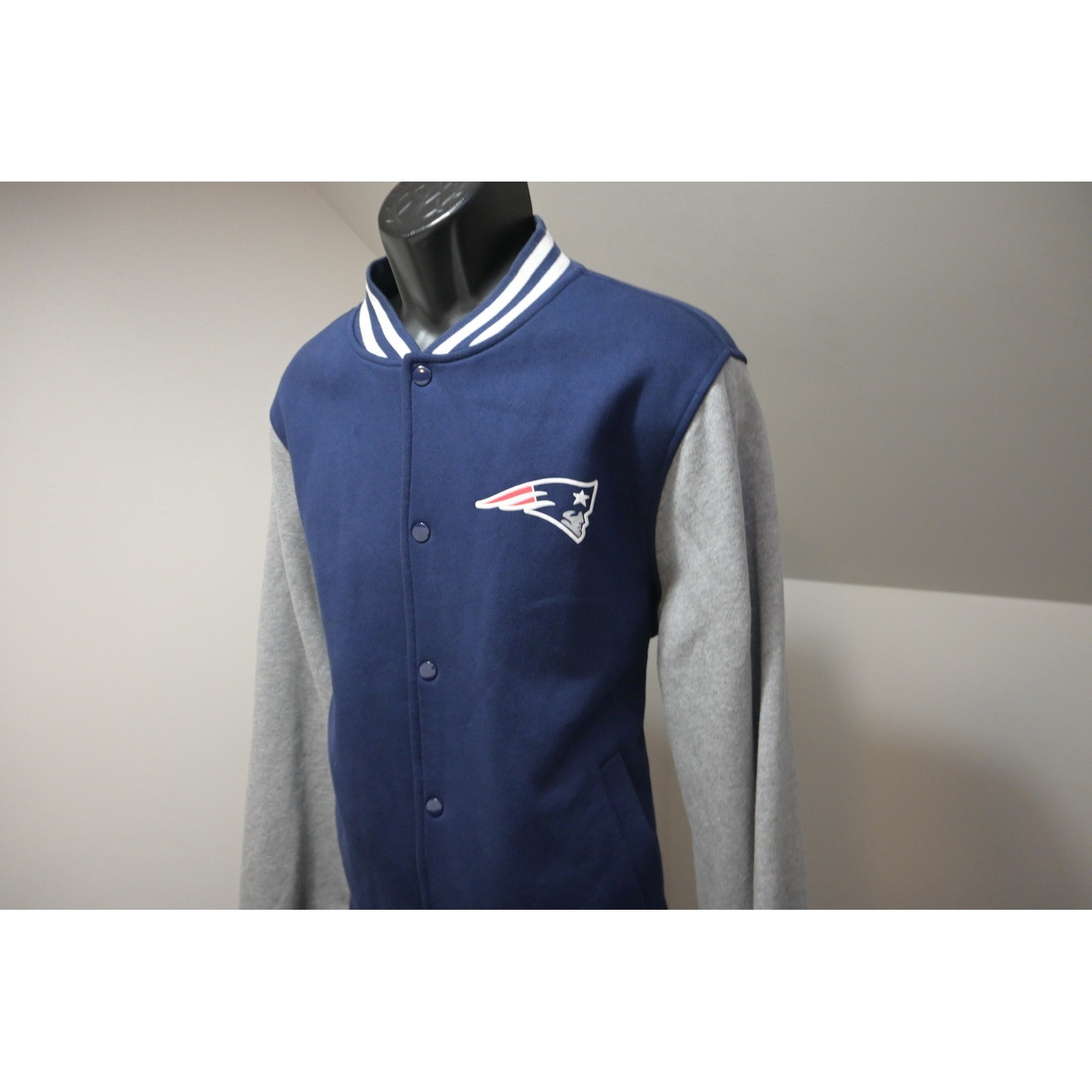 Fanatics NFL Pro Line New England Patriots Varsity Jacket Mens Large Excellent