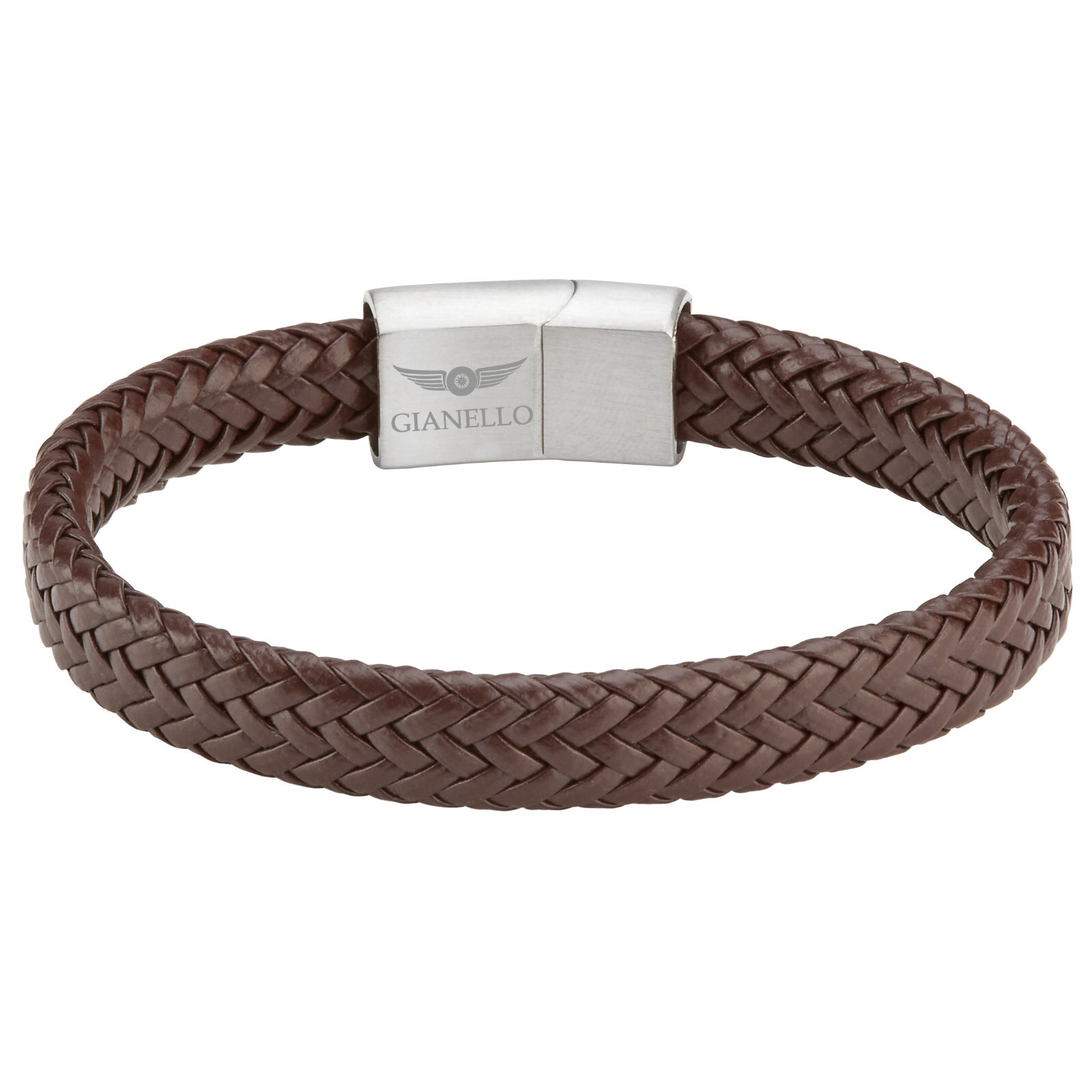 Gianello Handmade Men's Rope Twist Bracelet (Large-8.5 inch)