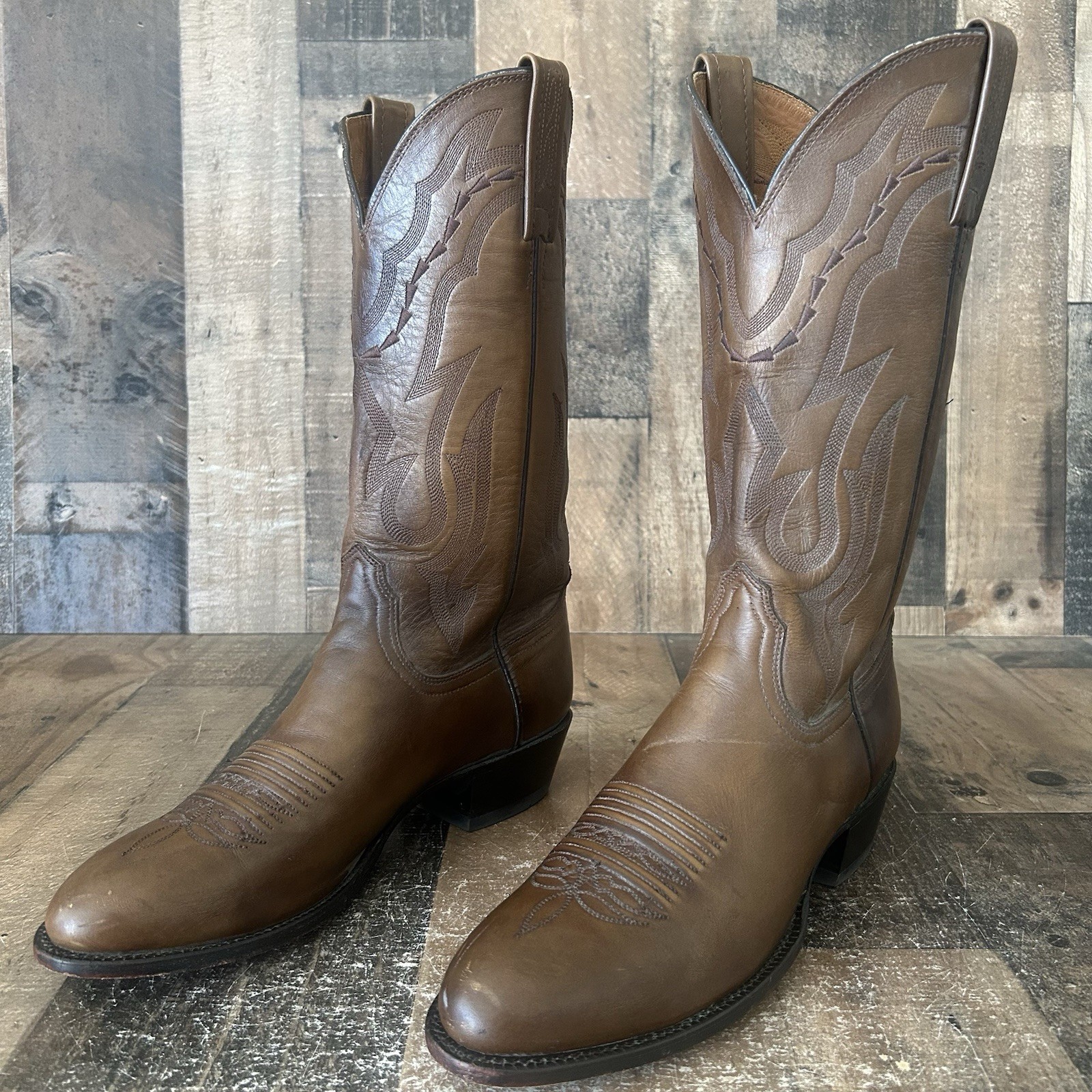Lucchese 2000 Western T3097R Cowboy Boots Mens 8 D